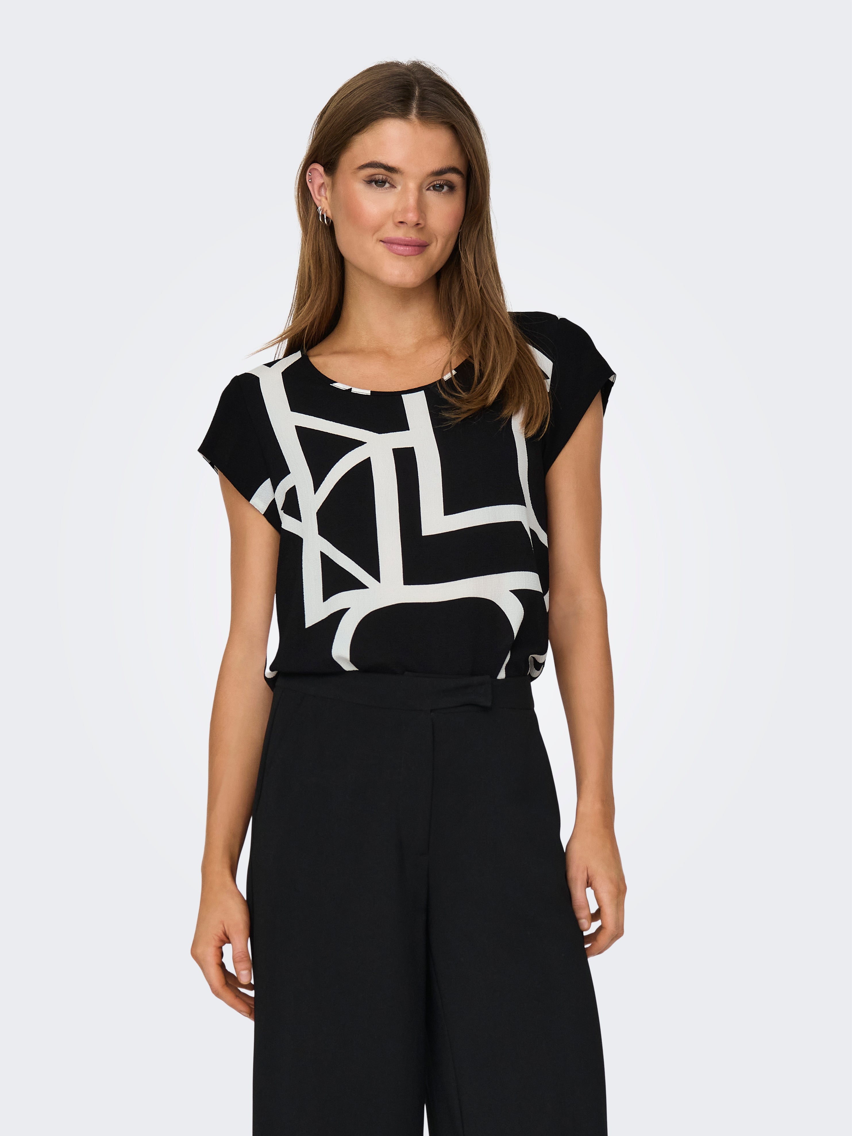 Only Damen Tops Black/Maritime
