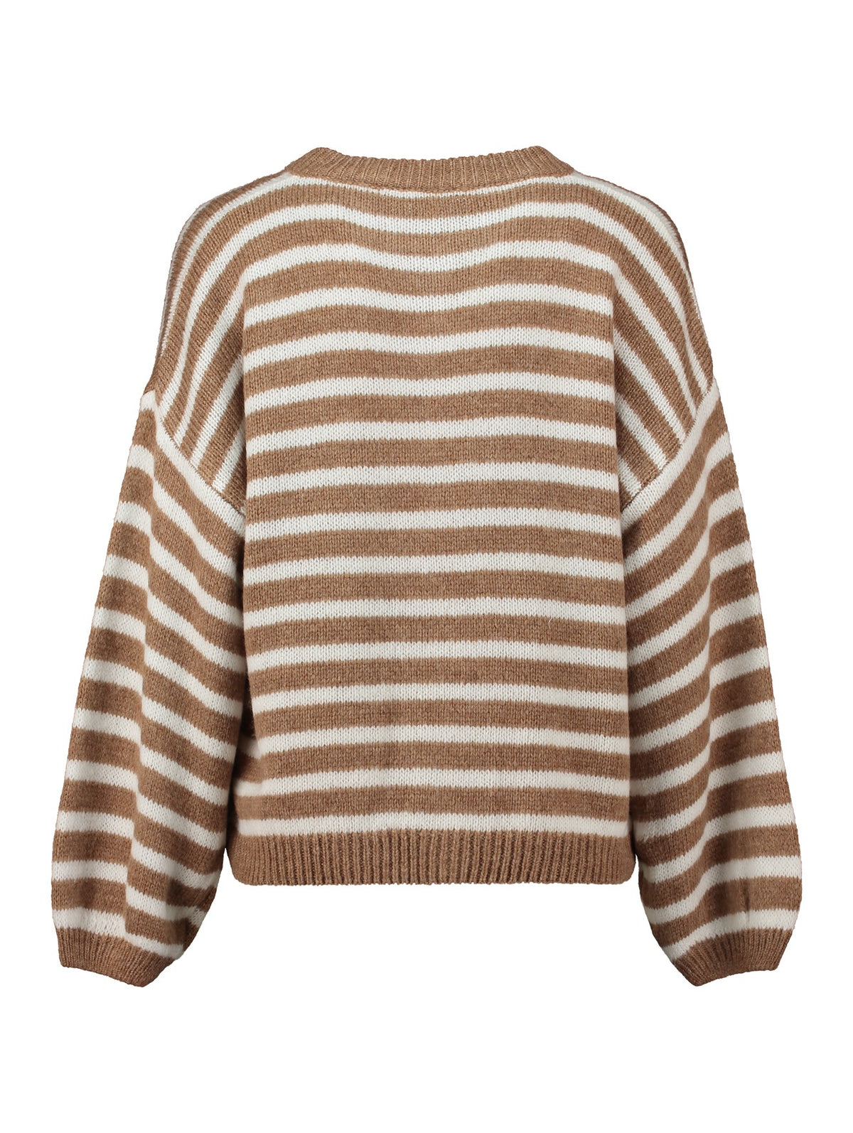 Haily's Damen Strickjacken Dbeige/White St