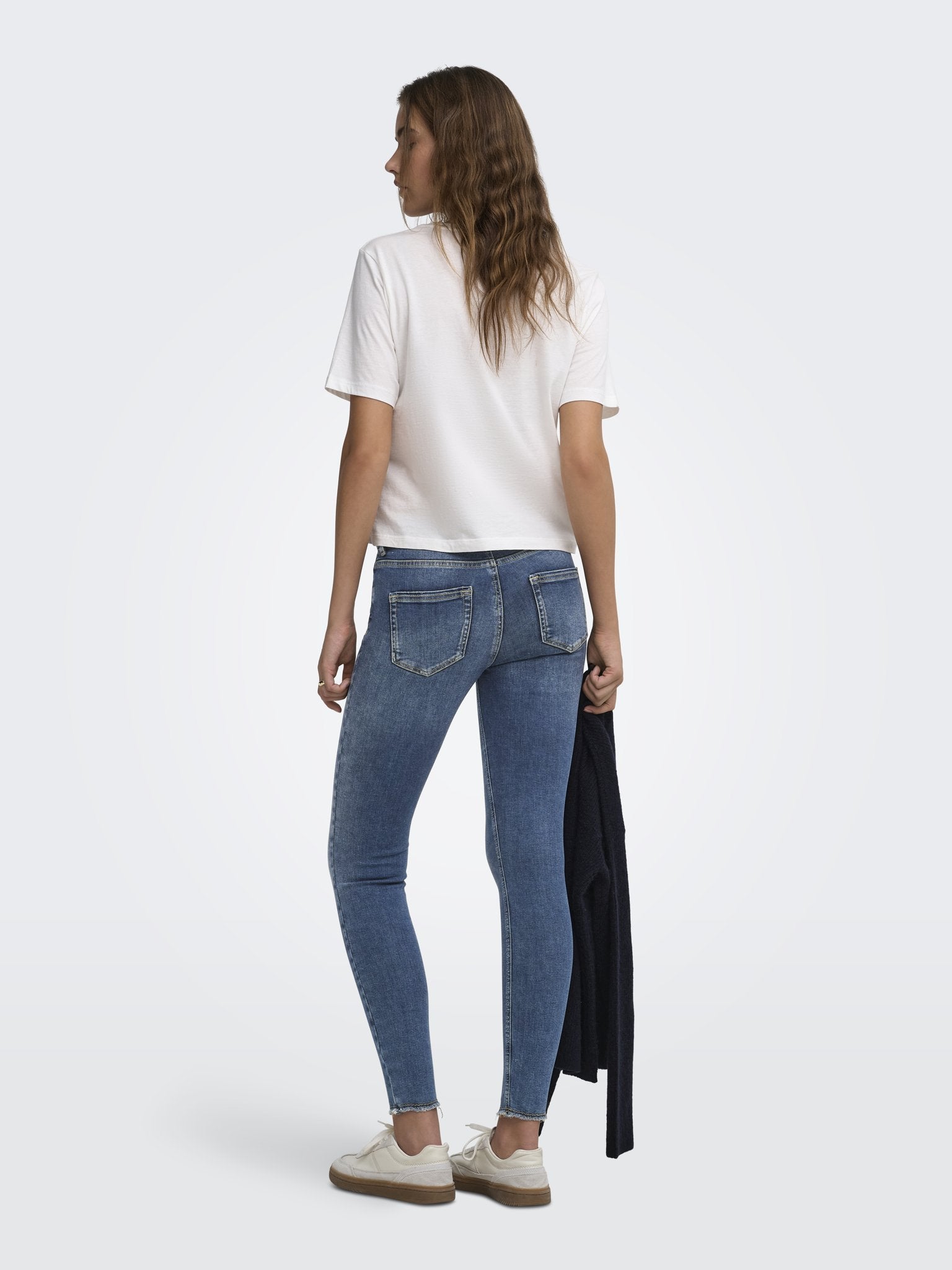 Only Damen Jeans Dark Blue Denim