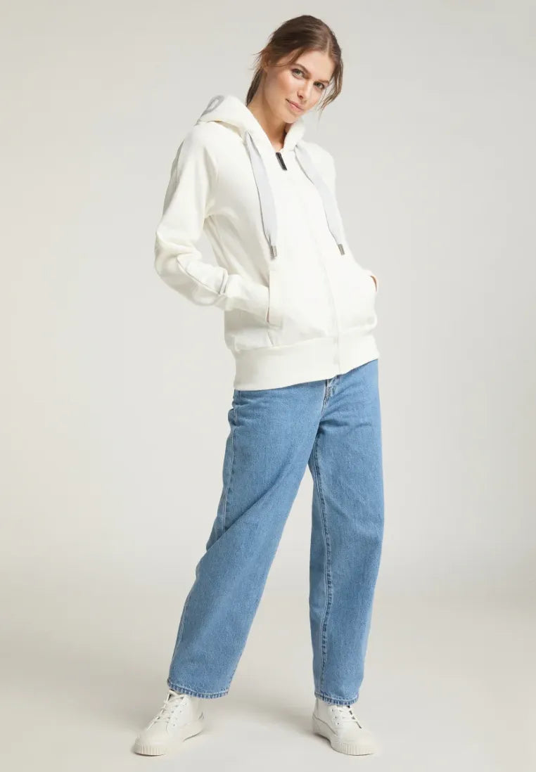 Elbsand Damen Sweatjacken  Cloud White