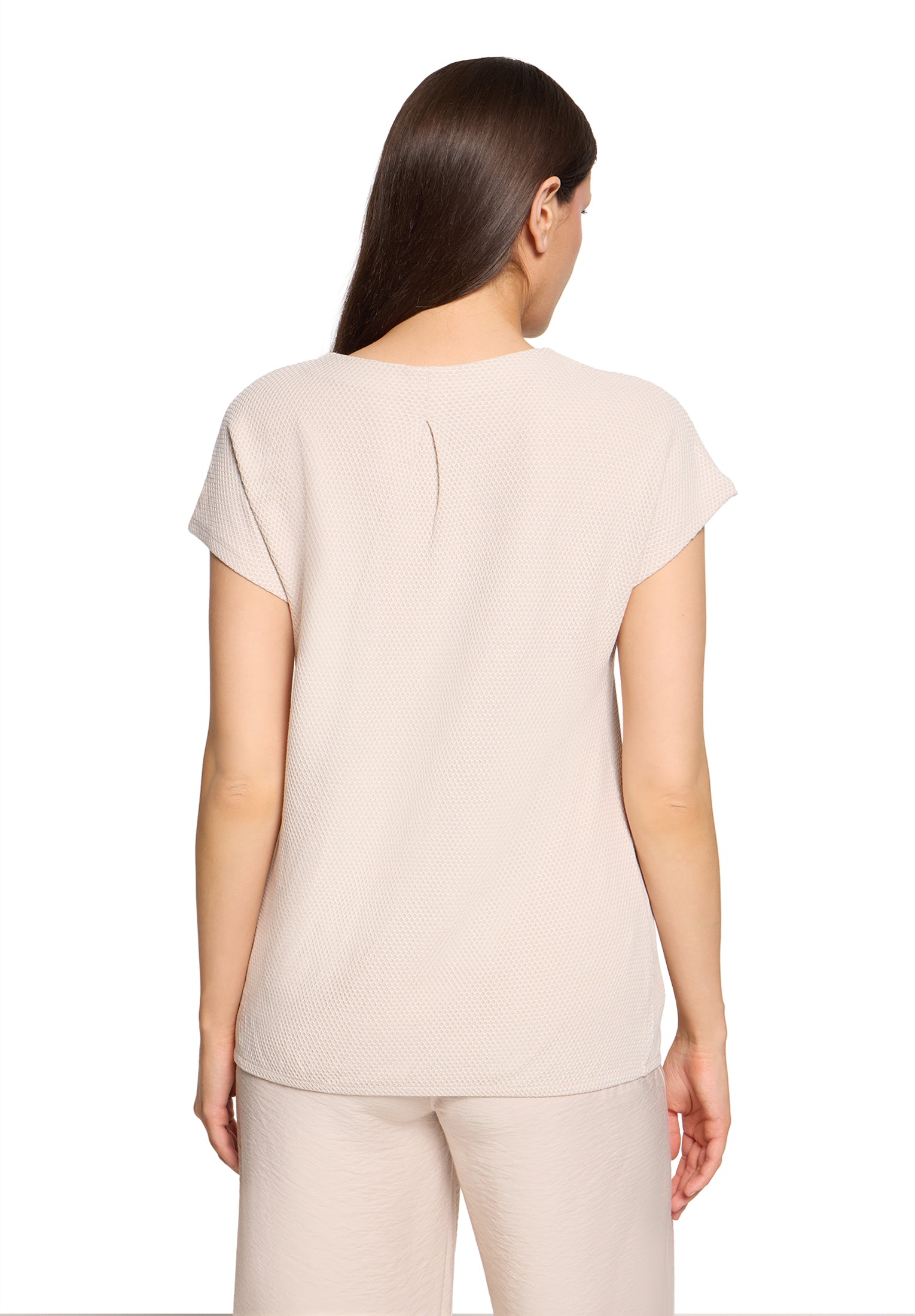 Betty & Co Damen T-Shirts Nature/Cream