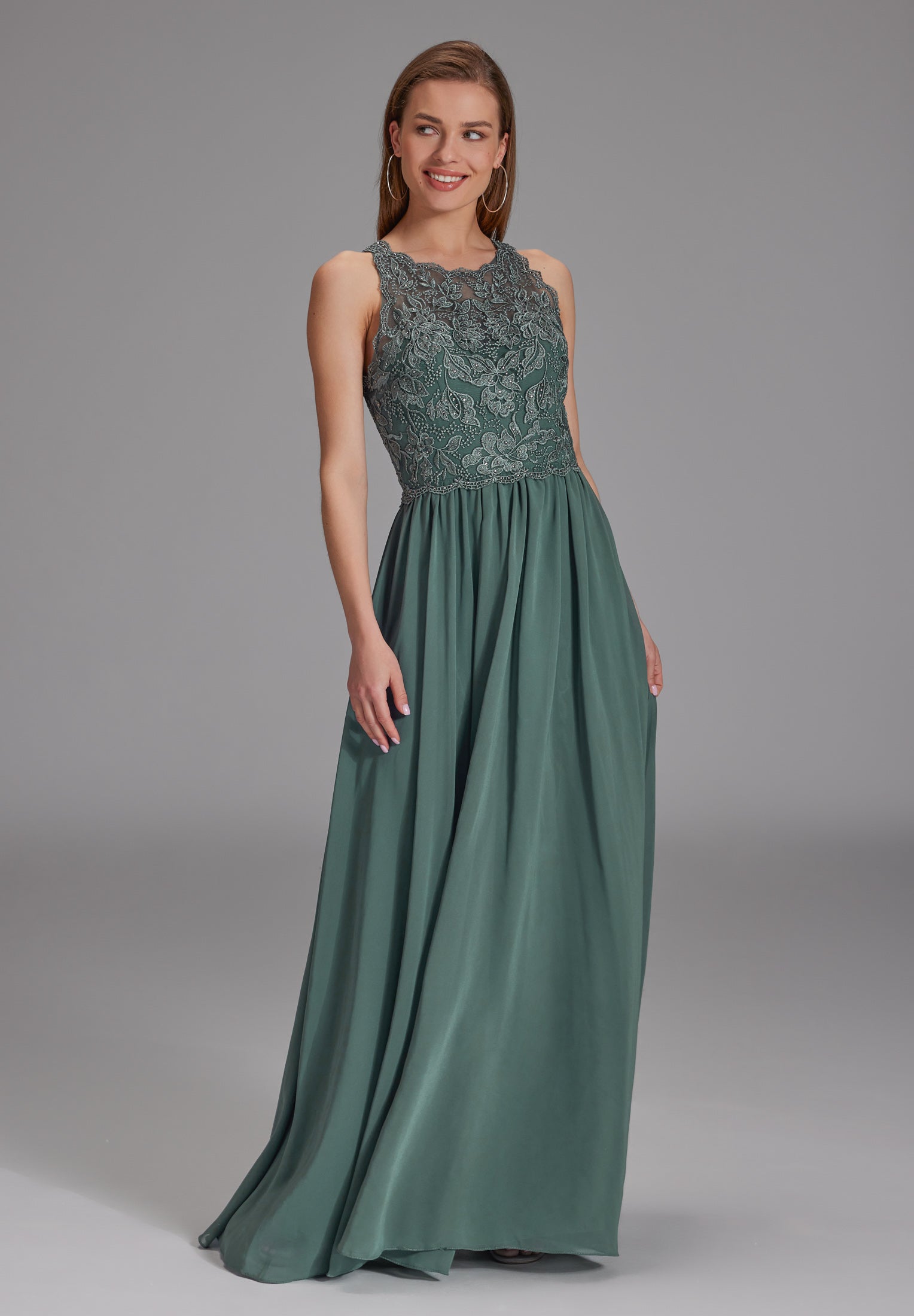 Swing Damen Kleider  Deep Slate