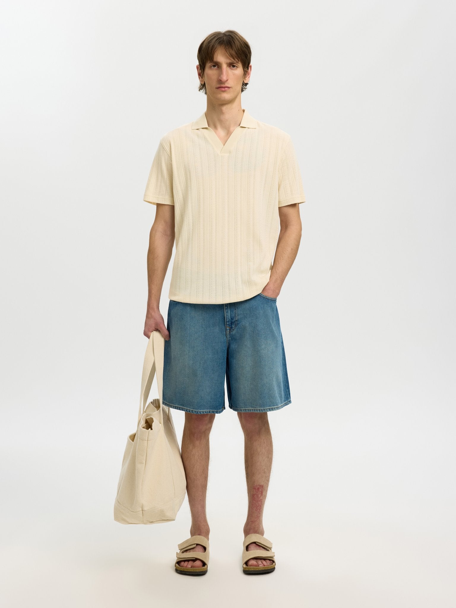 Selected homme Herren Polo-Shirts Birch