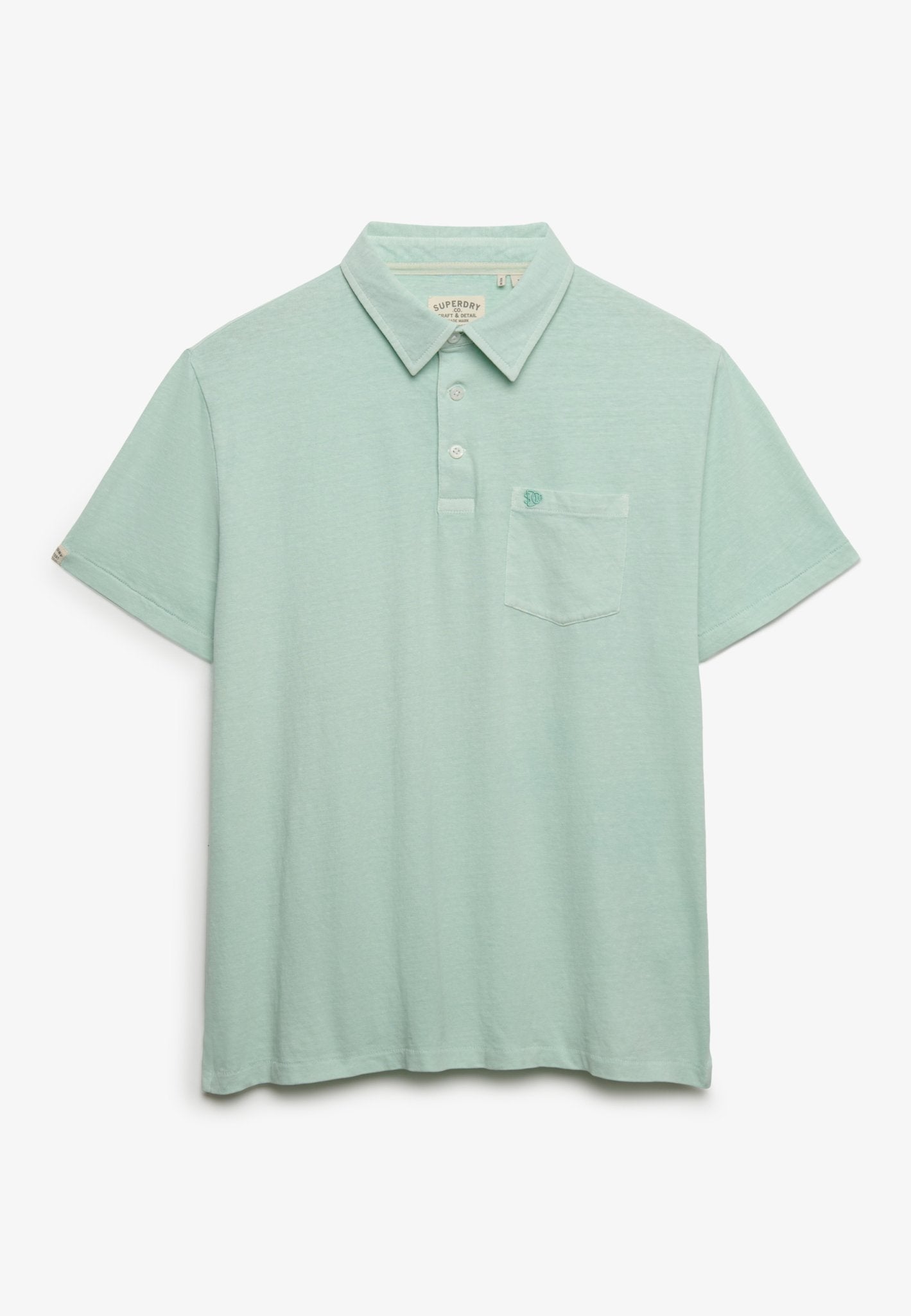 Superdry Men Herren Polo-Shirts Wd Fresh Mint