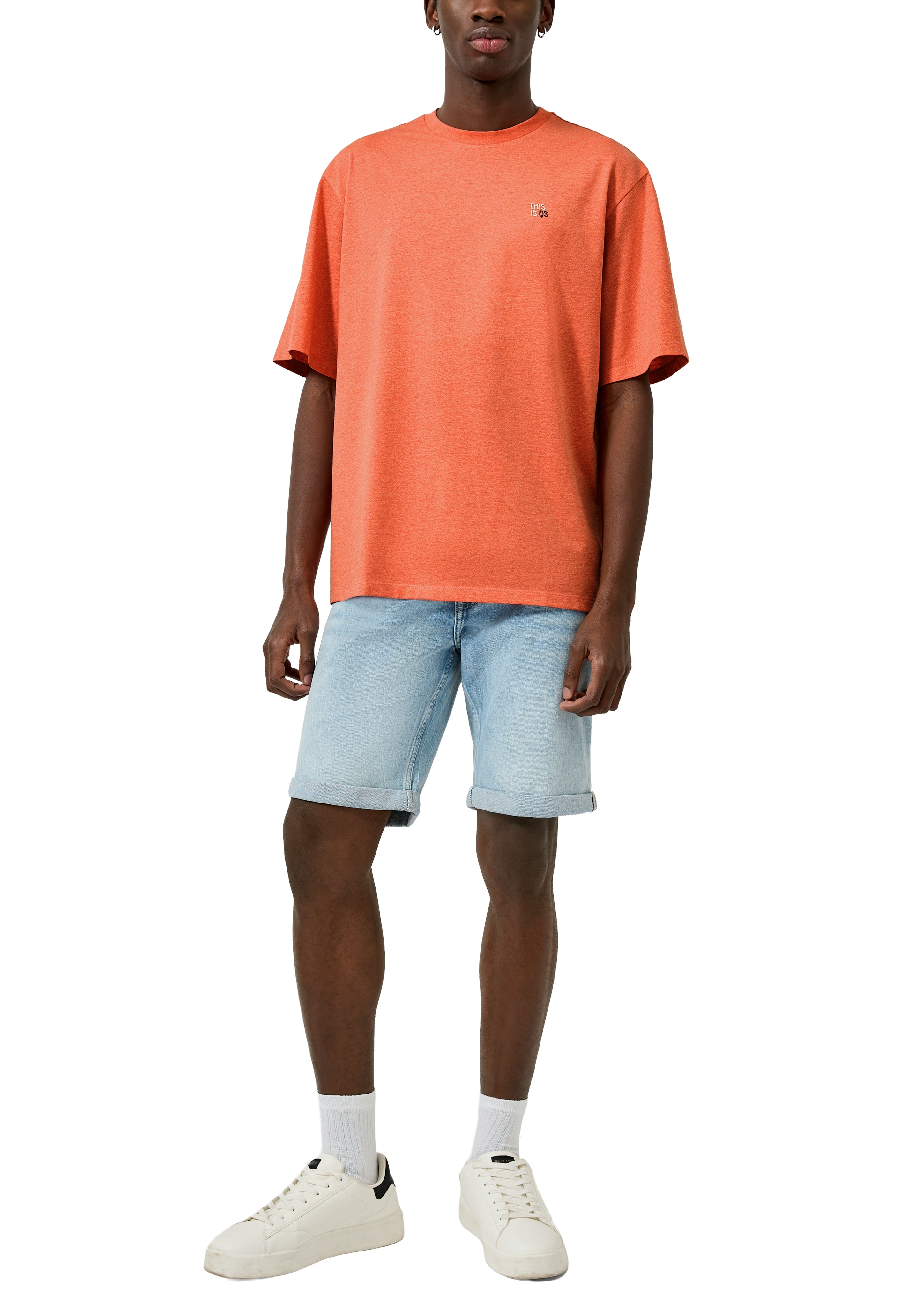 QS by S.Oliver Herren T-Shirts kurz Red