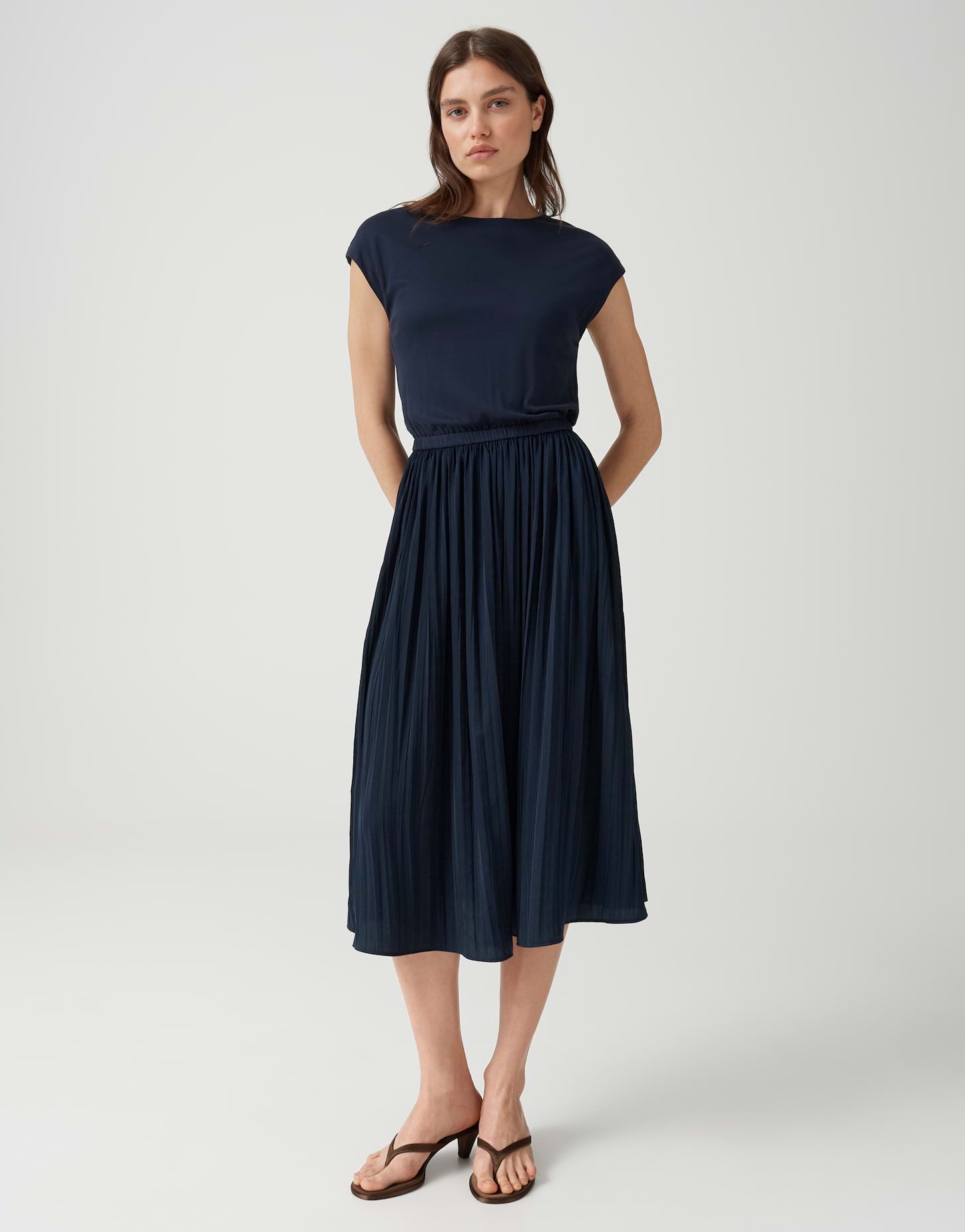 Opus Damen Kleider Coal Blue
