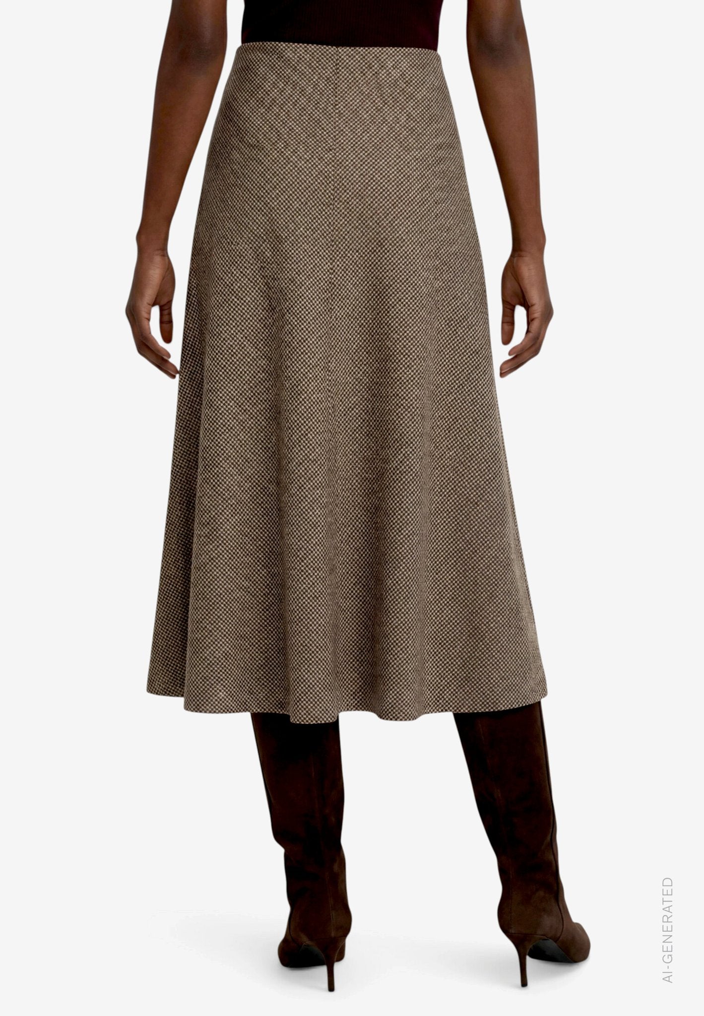 Zero Damen Rock Beige/Brown