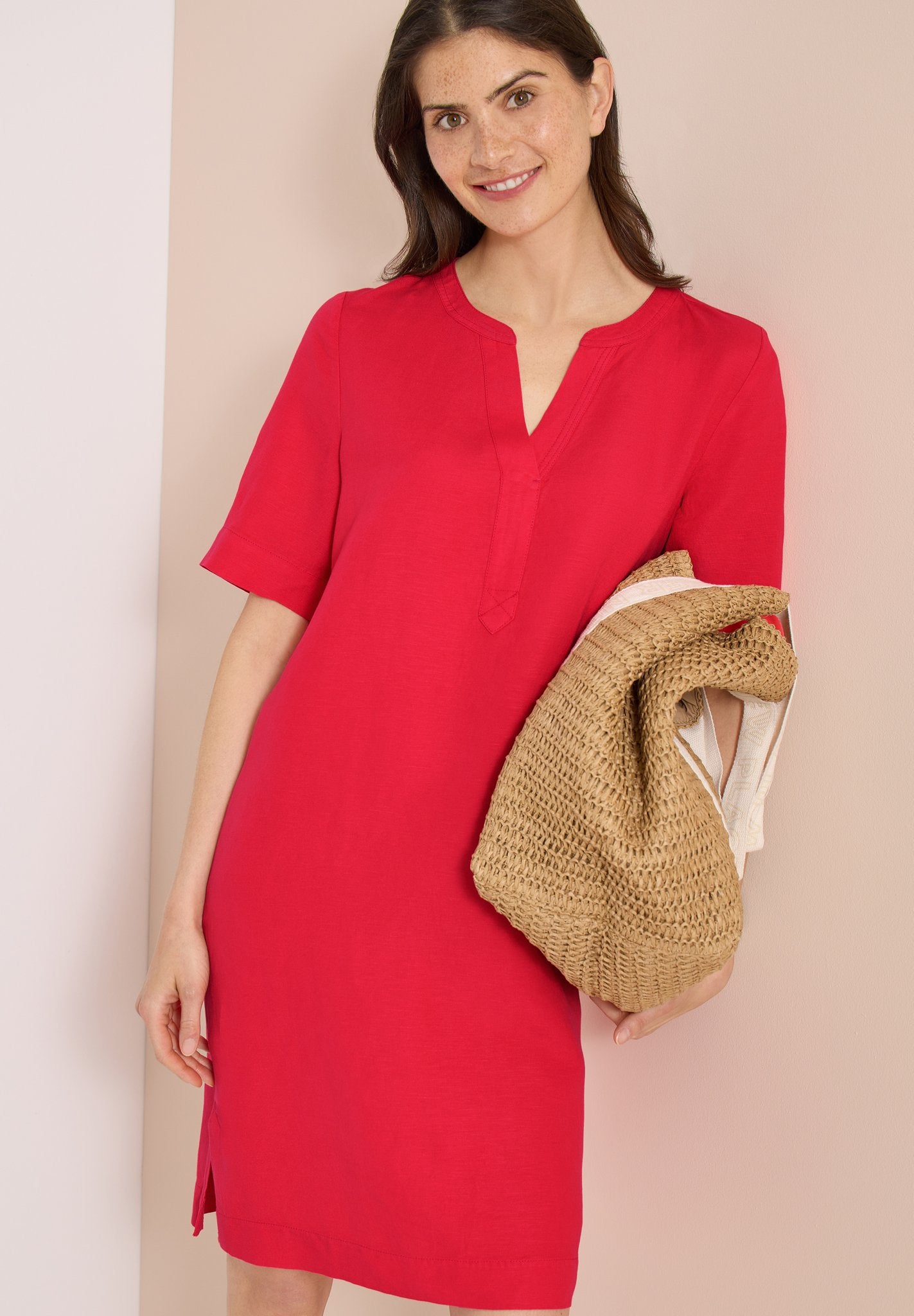 Cecil Damen Kleider Fresh Red