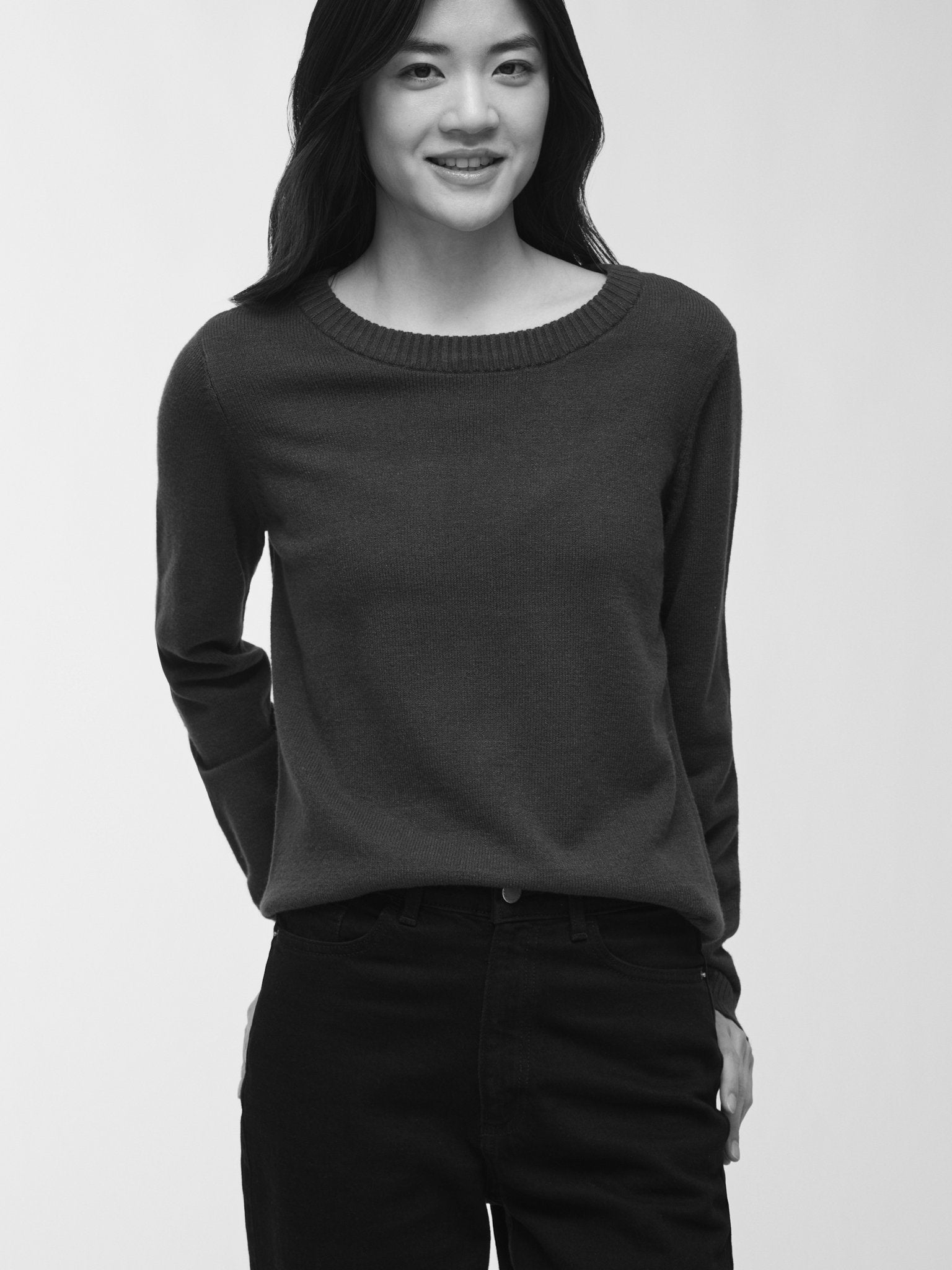 Vila Damen Pullover Coffee Bean