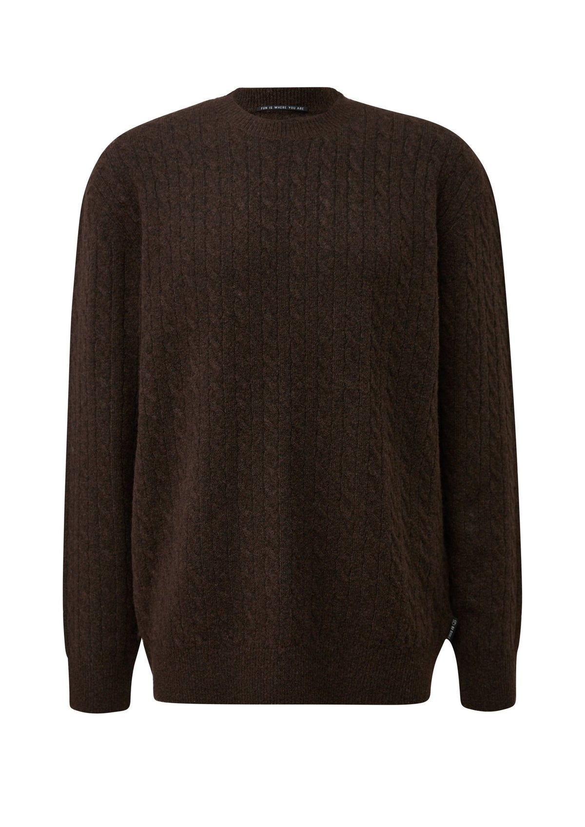 QS by S.Oliver Herren Pullover  Brown