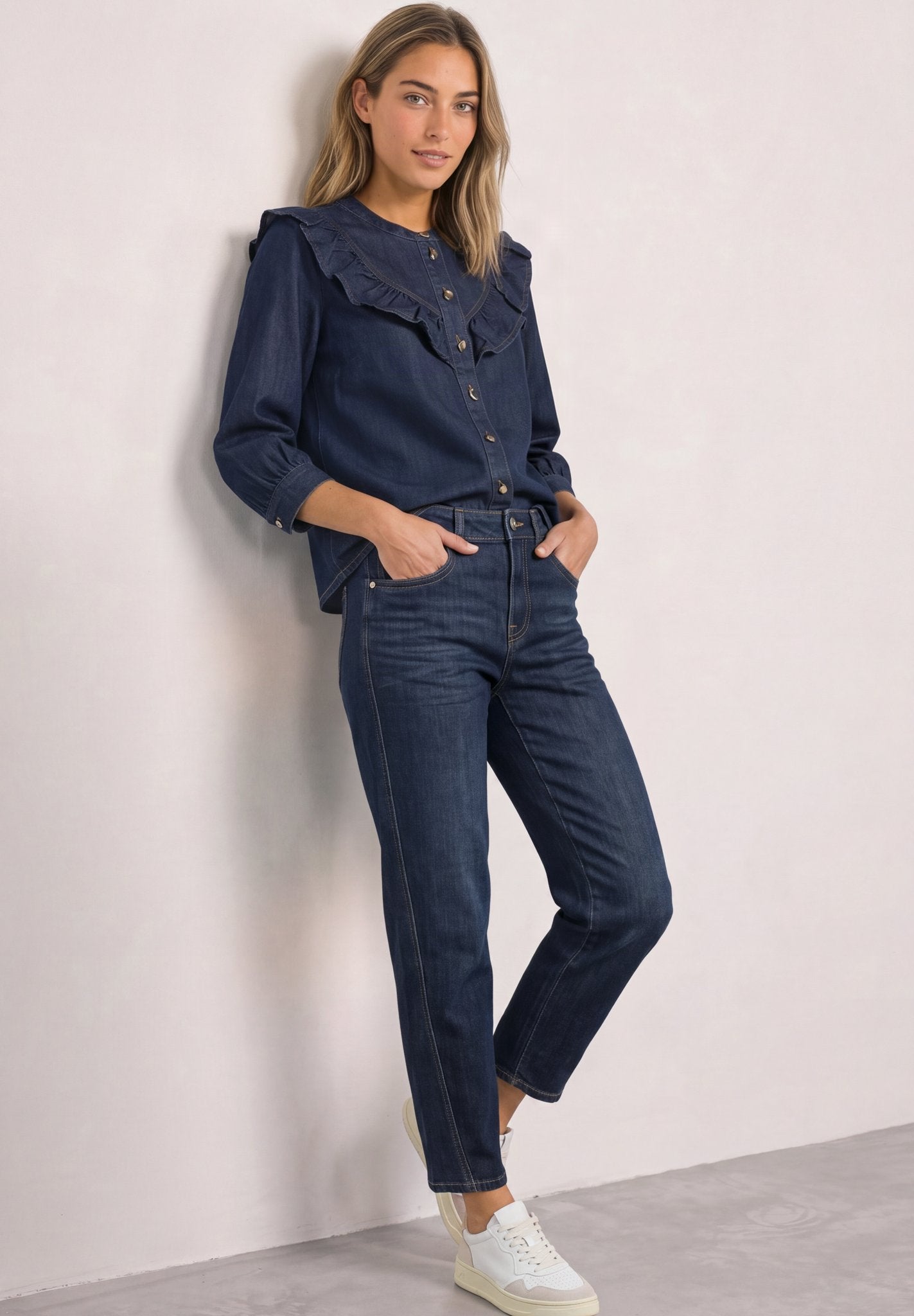 Street One Damen Blusen  Dark Blue