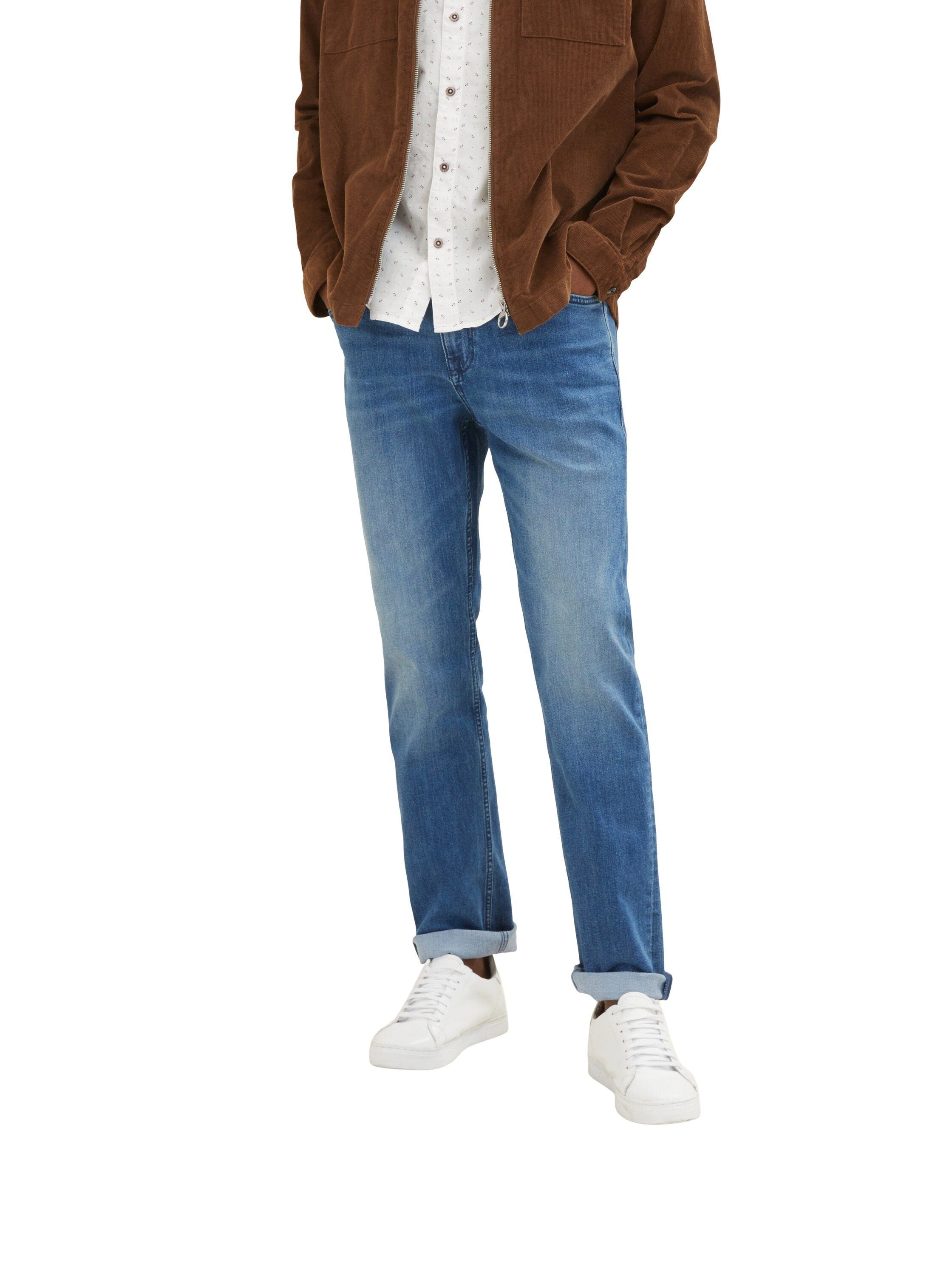 Tom Tailor Herren Jeans Used Mid Stone