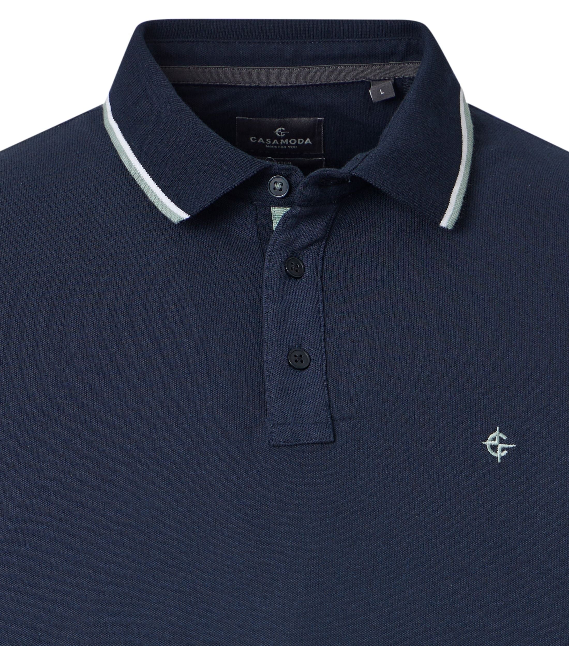 Casa Moda Herren Polo-Shirts  Blau