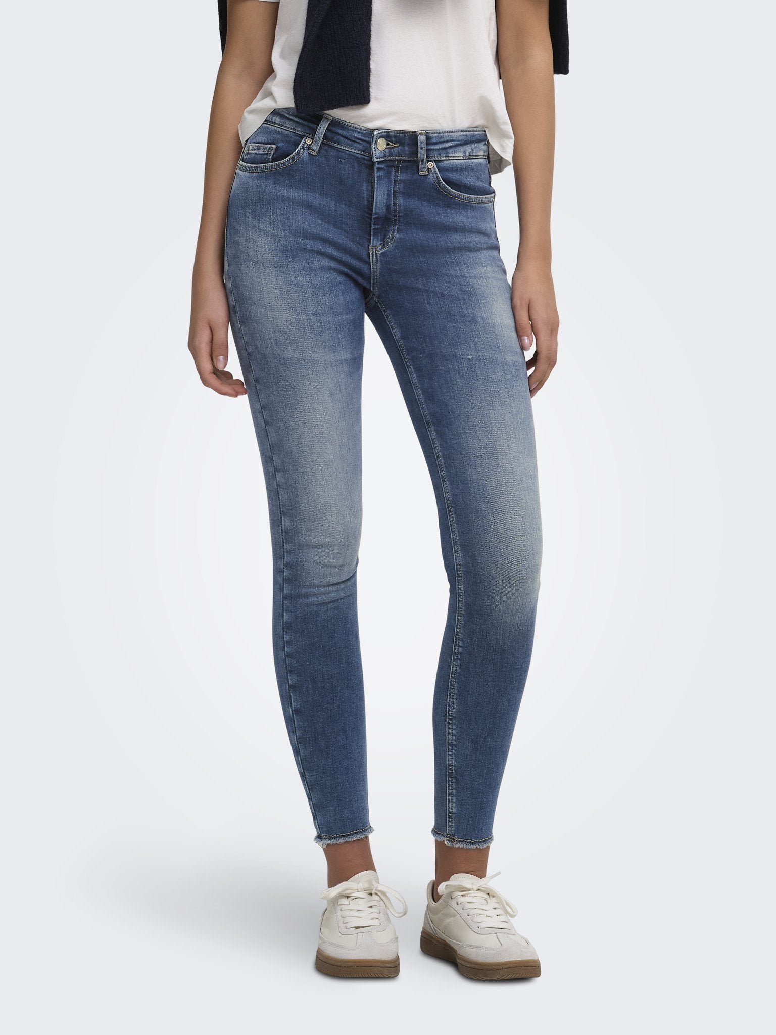 Only Damen Jeans Dark Blue Denim