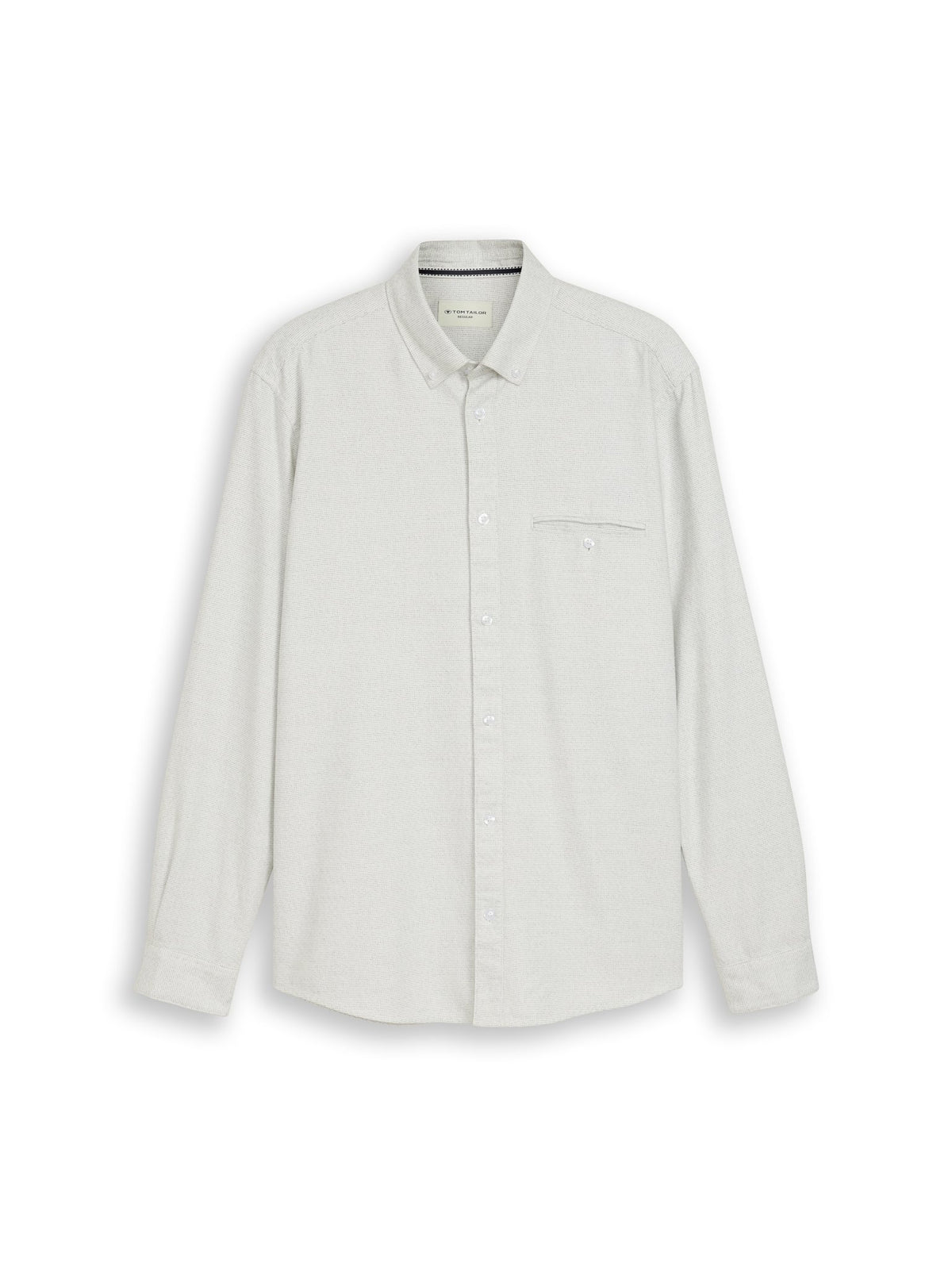 Tom Tailor Herren Hemden lang White Based Gre