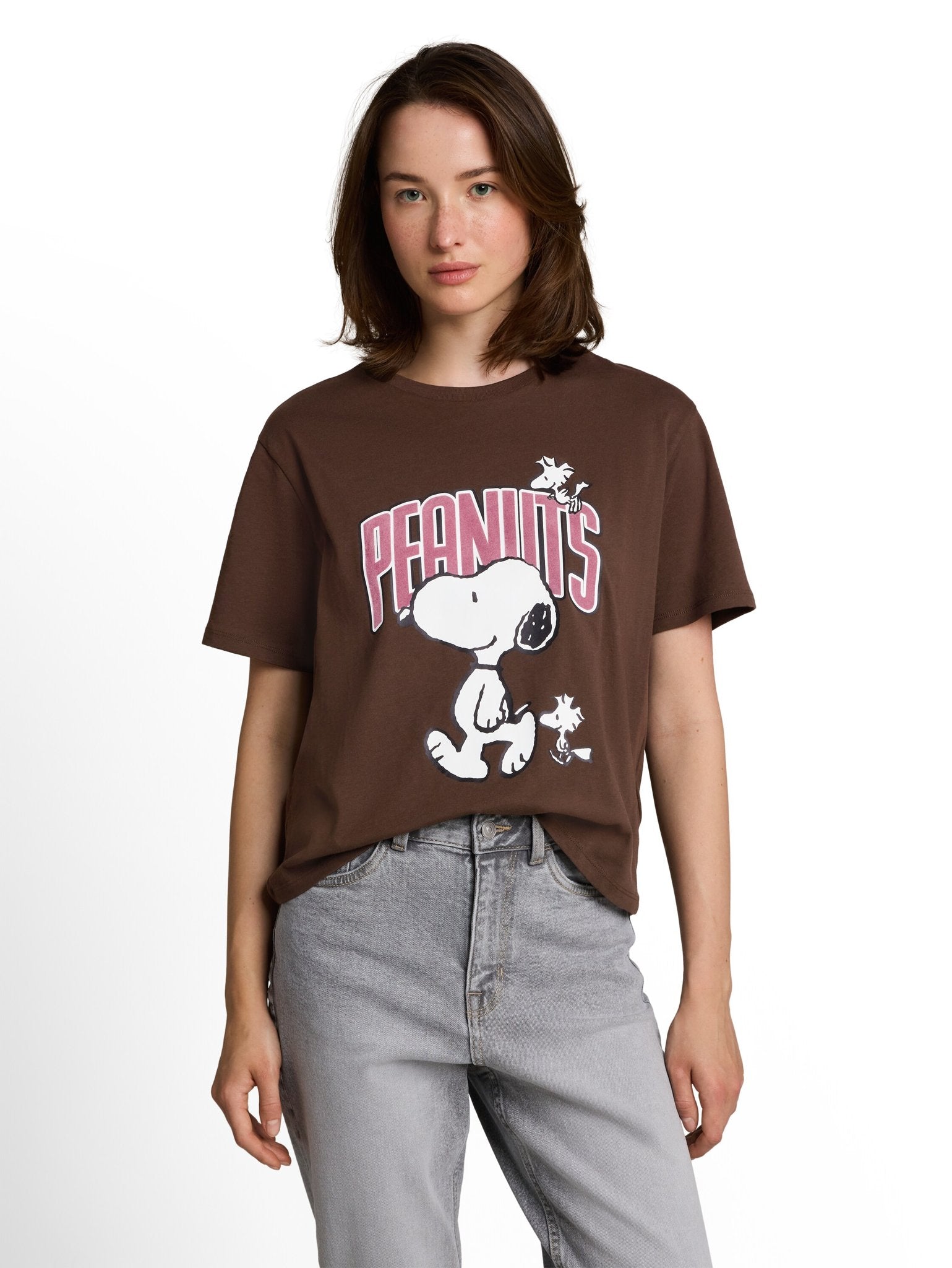 Tom Tailor denim Damen T-Shirts Cool Dark Brown