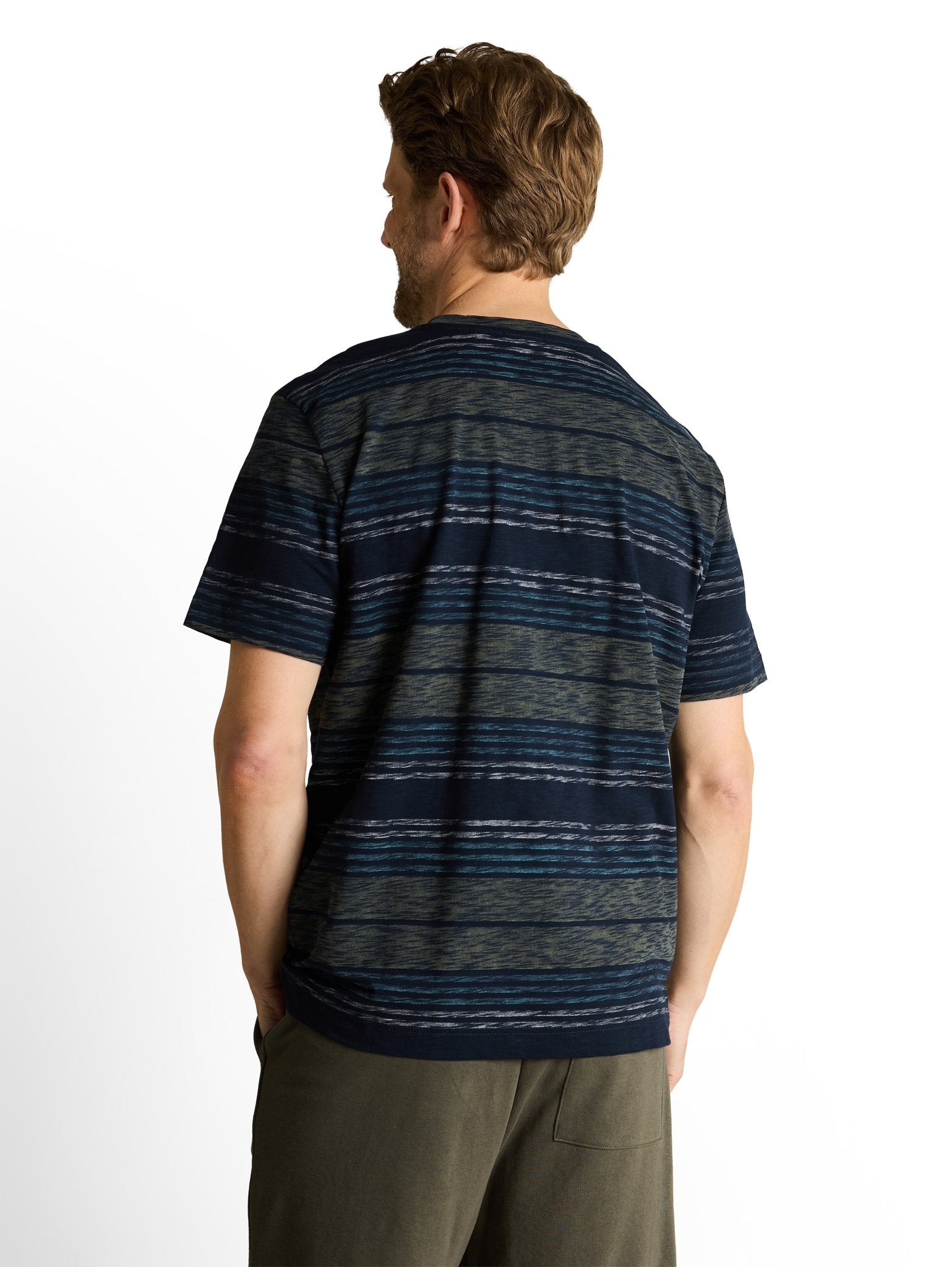 Tom Tailor Herren T-Shirts kurz Deep Leaf Green