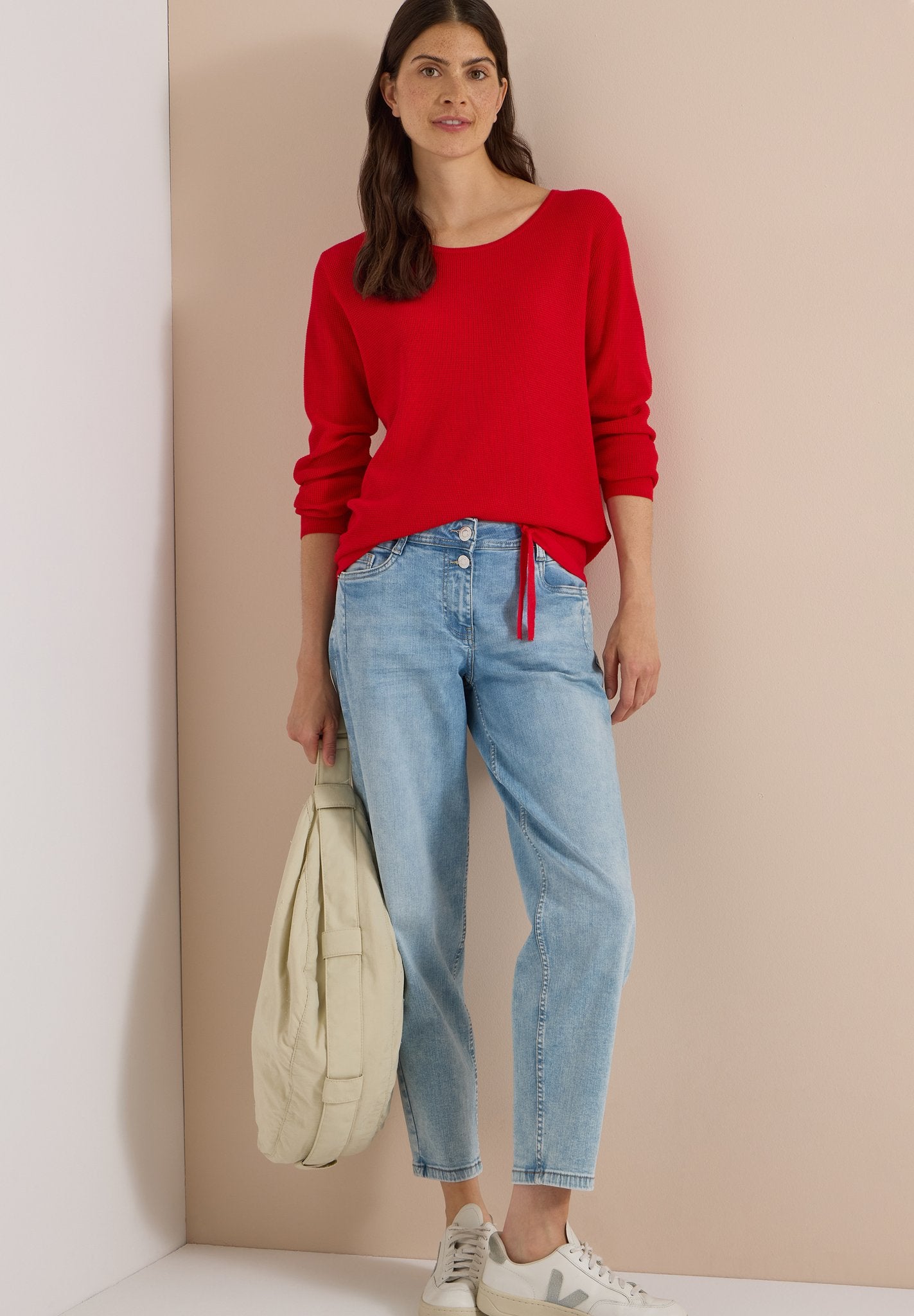 Cecil Damen Pullover  Flame Red