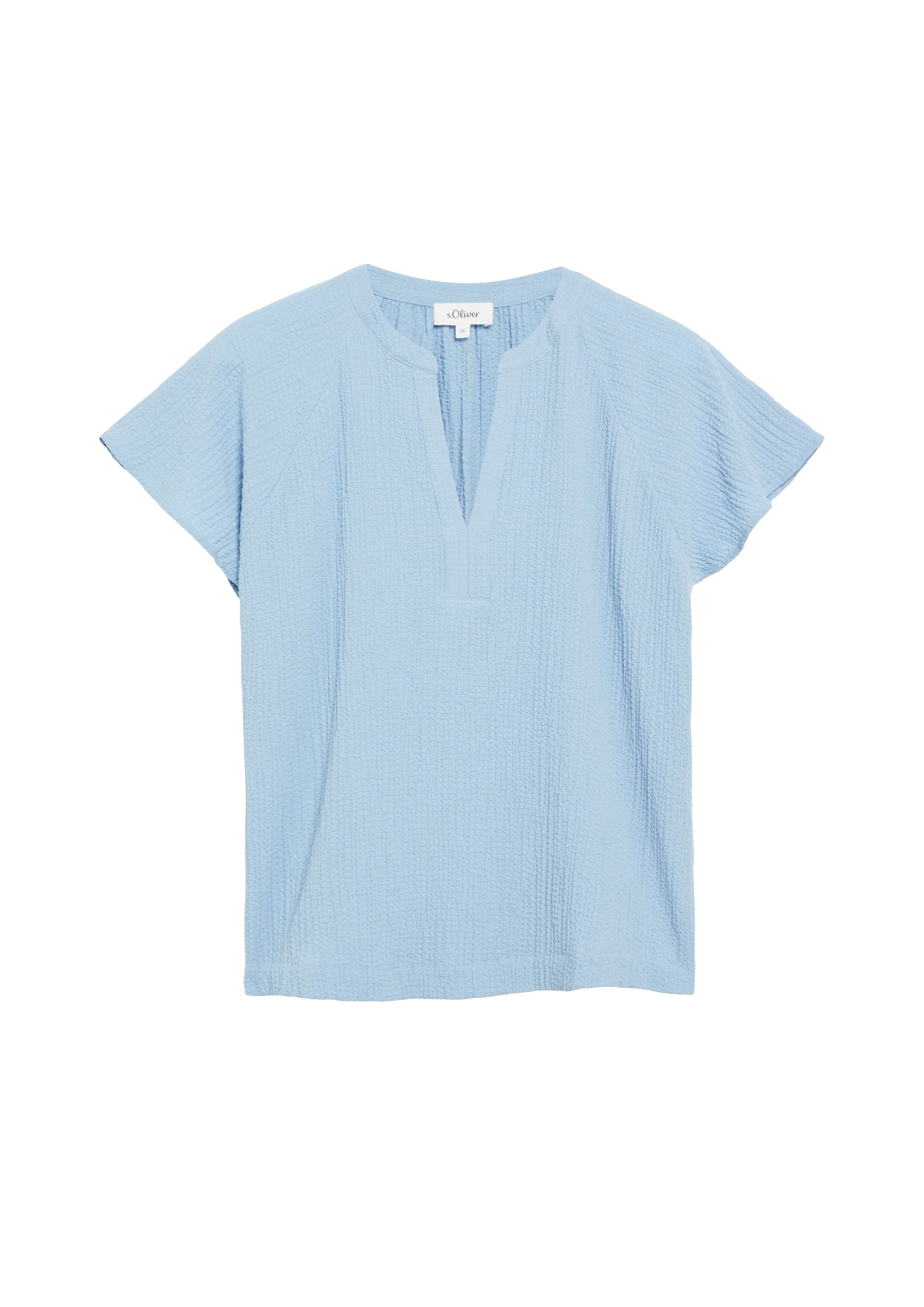 S. Oliver red Damen Blusen kurz Blue