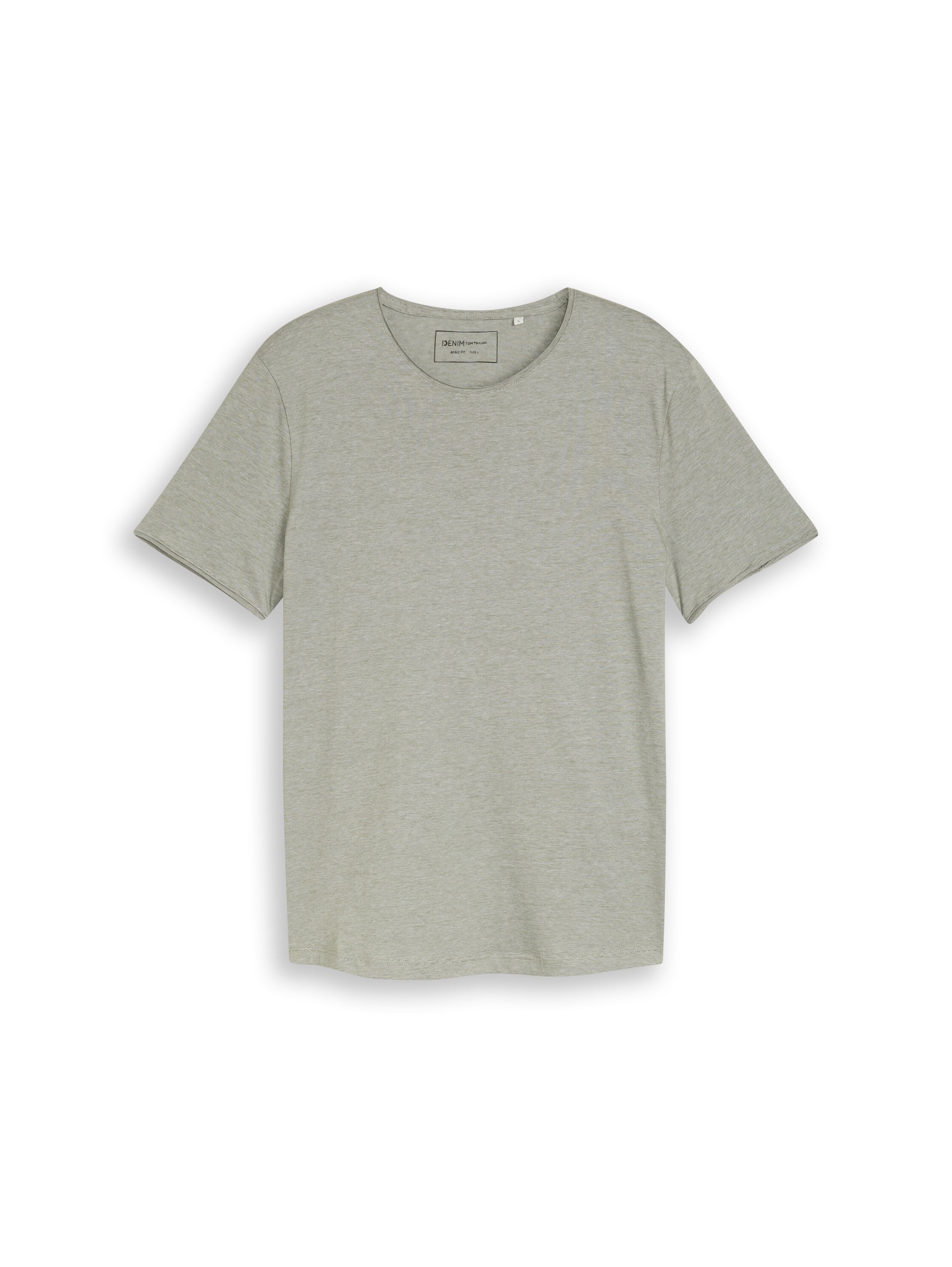 Tom Tailor denim Herren T-Shirts kurz Oak Leaf Green