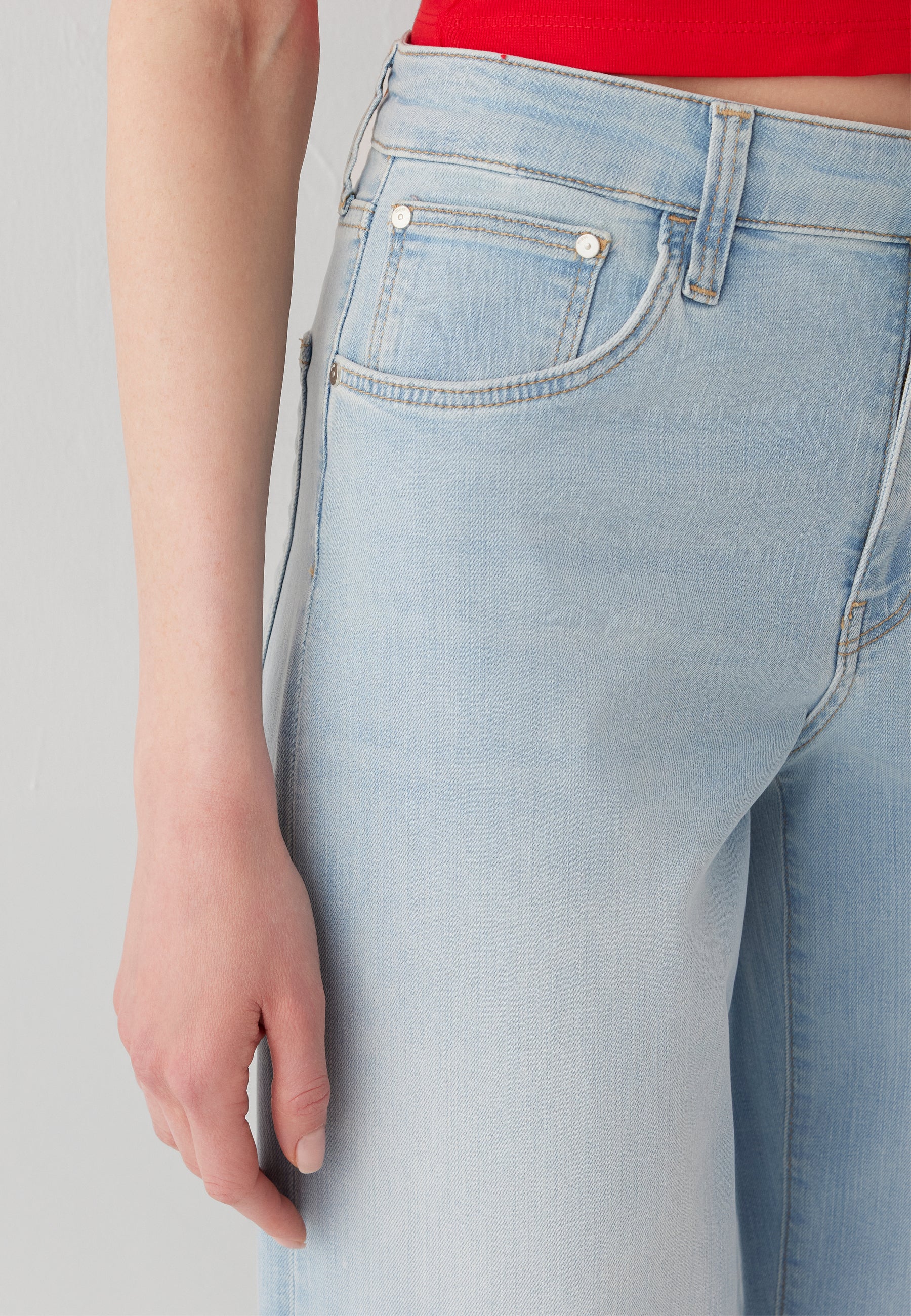 Mavi Damen Jeans Ice Brushed Str