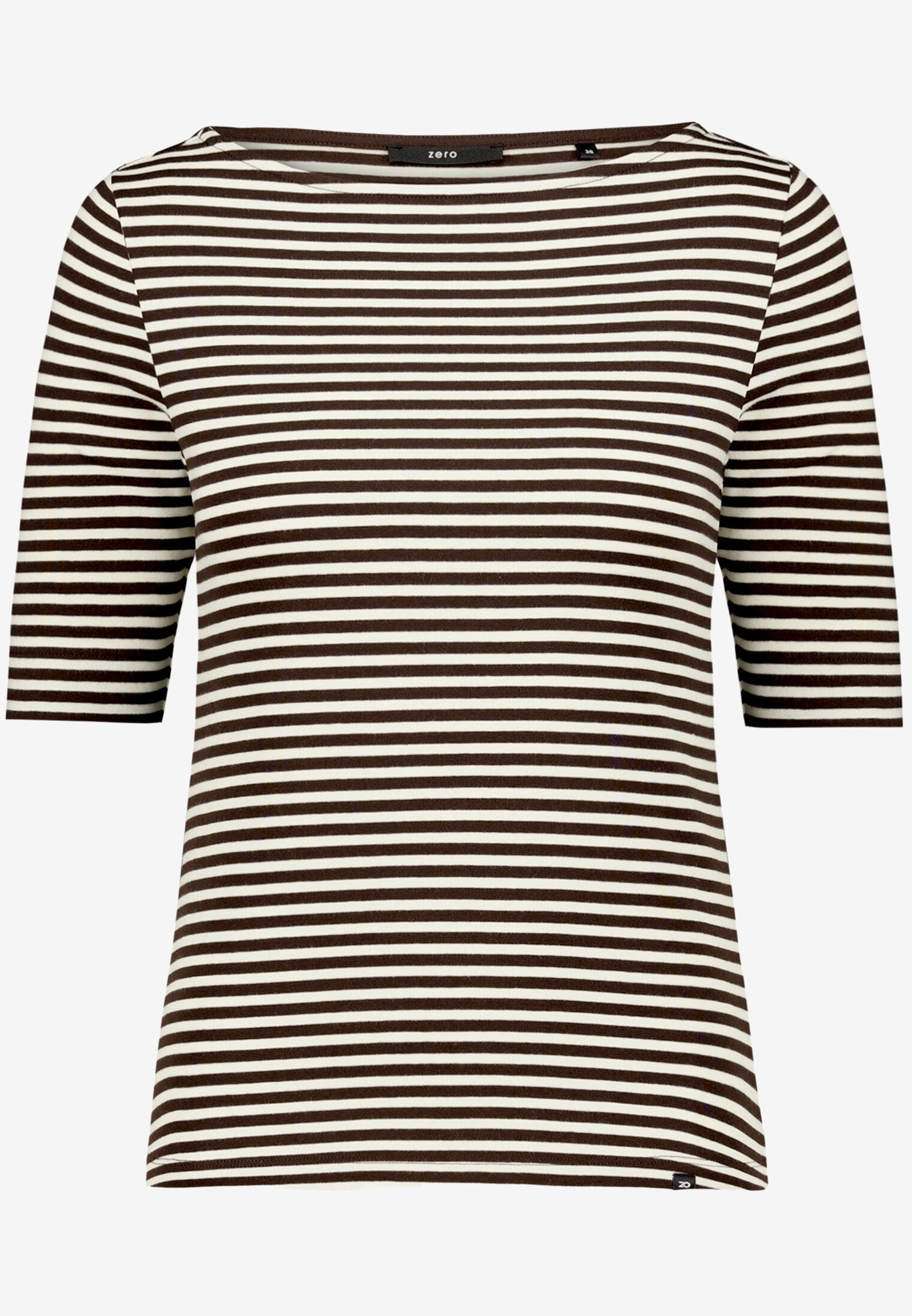 Zero Damen T-Shirts Cream/Brown