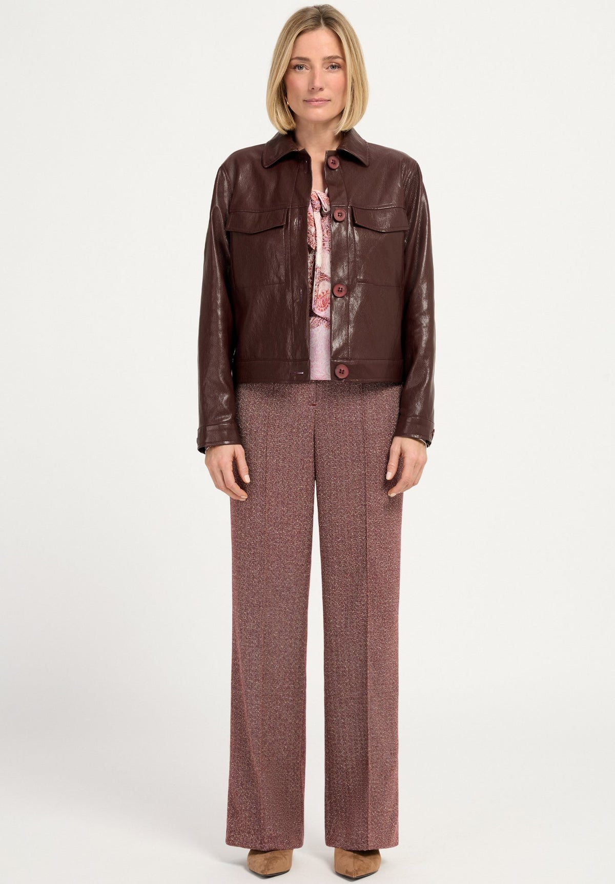 Bianca Damen Hosen Red Mix