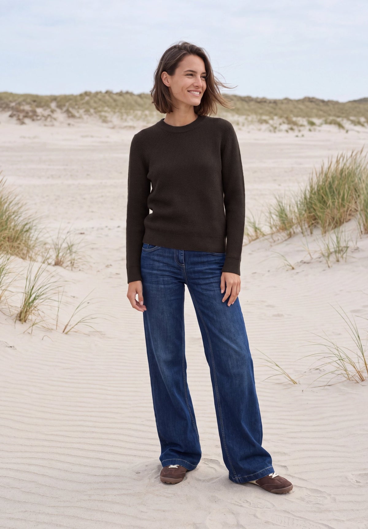 Cecil Damen Pullover  Truffle B