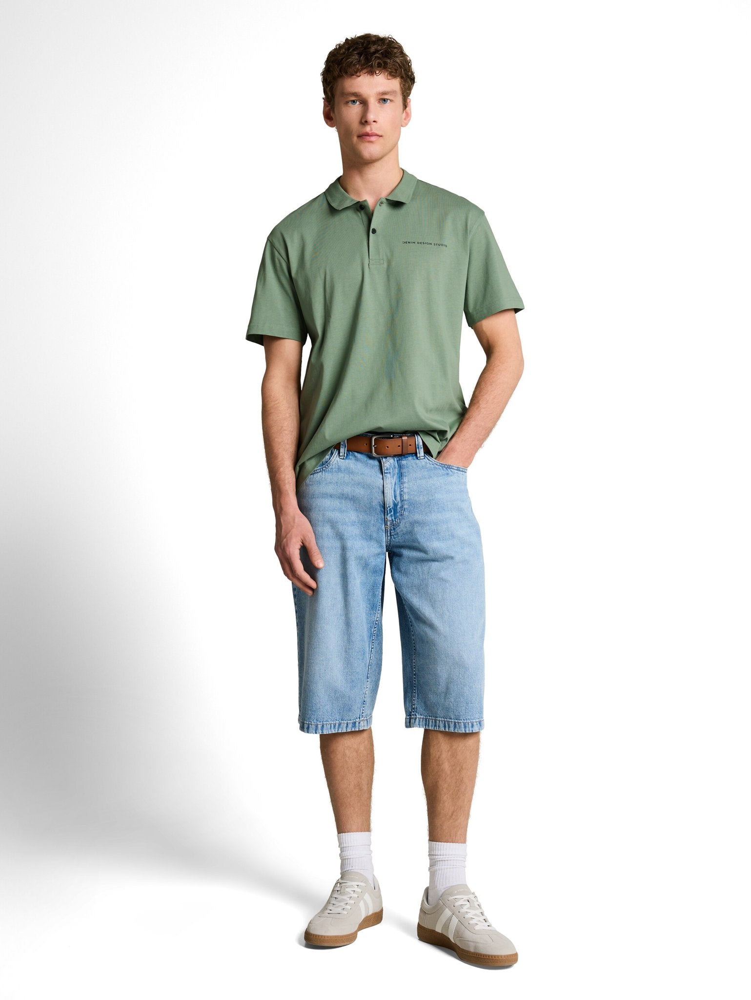 Tom Tailor denim Herren Polo-Shirts Sea Spray