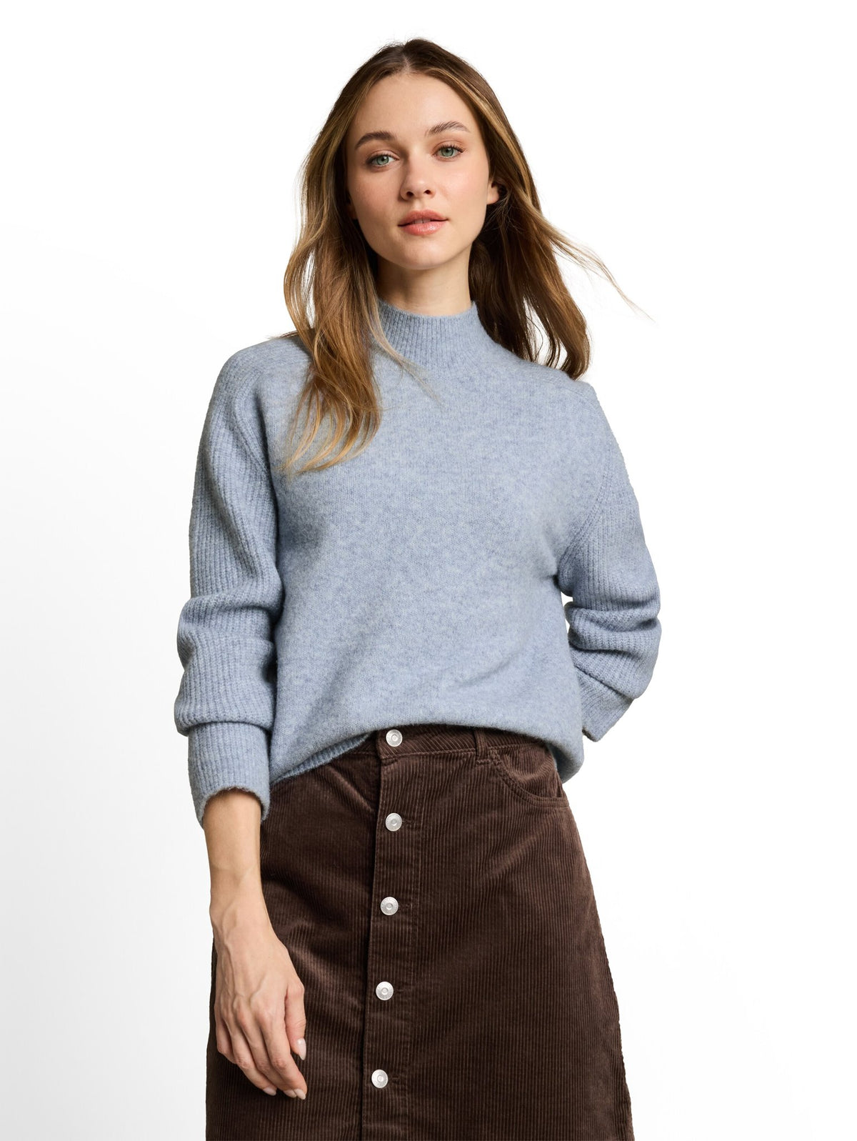 Tom Tailor denim Damen Pullover Foggy Sky Blue
