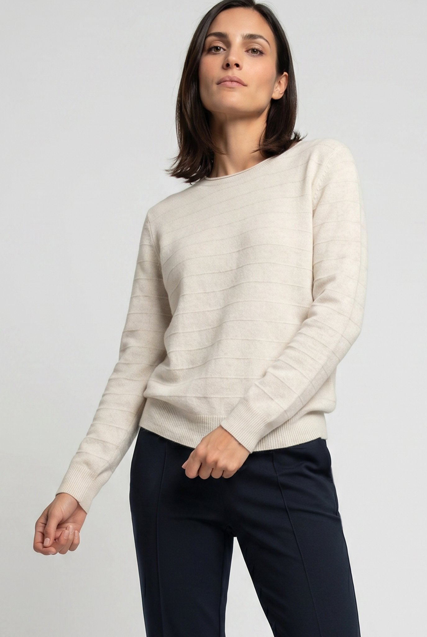 Olsen Damen Pullover  Almond Be