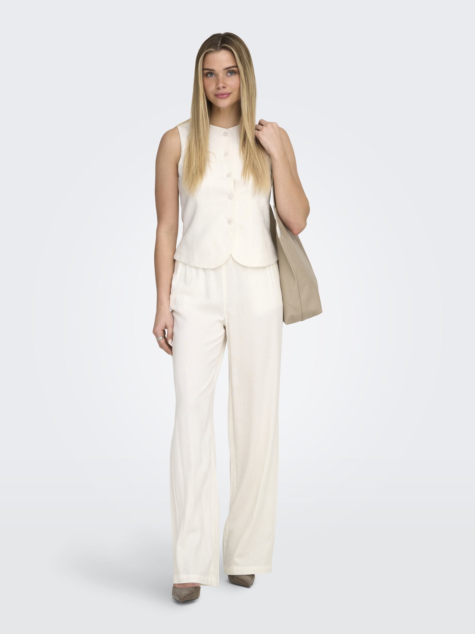 Only Damen Indoorwesten Cloud Dancer