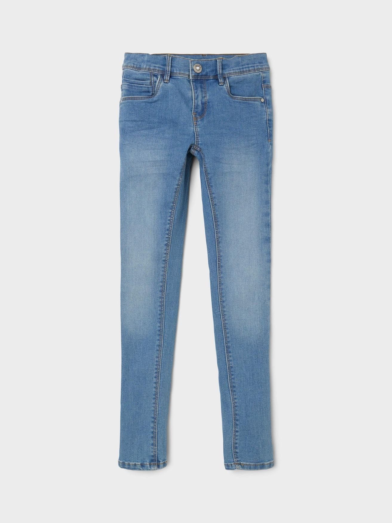 Name it Mädchen Hosen, Jeans & Leggings Light Blue Deni