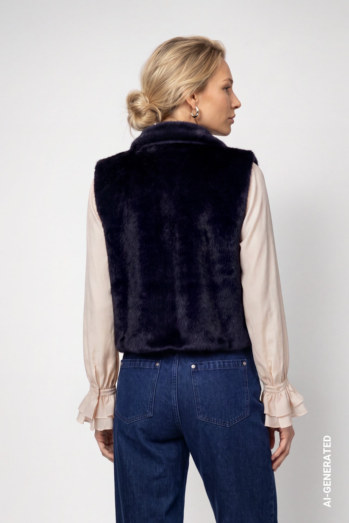 Monari Damen Outdoorwesten Dark Blue