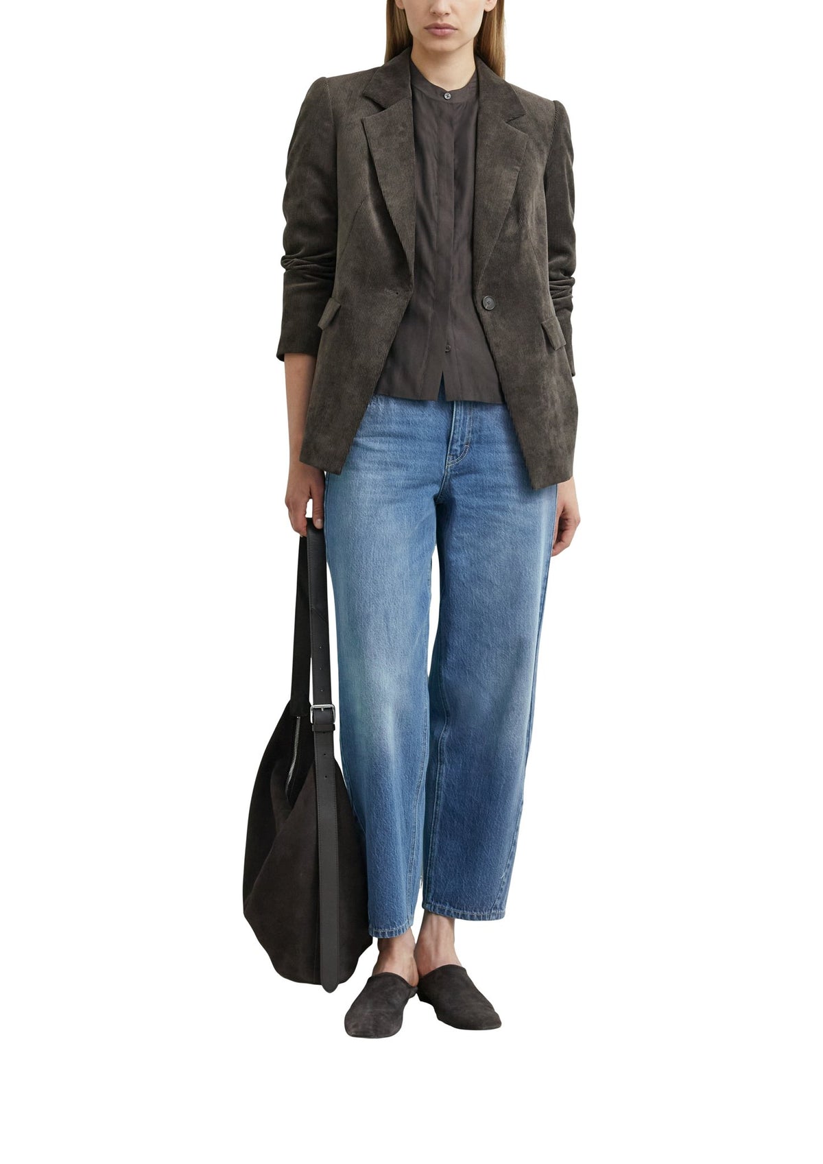 Comma Damen Blusen  Brown