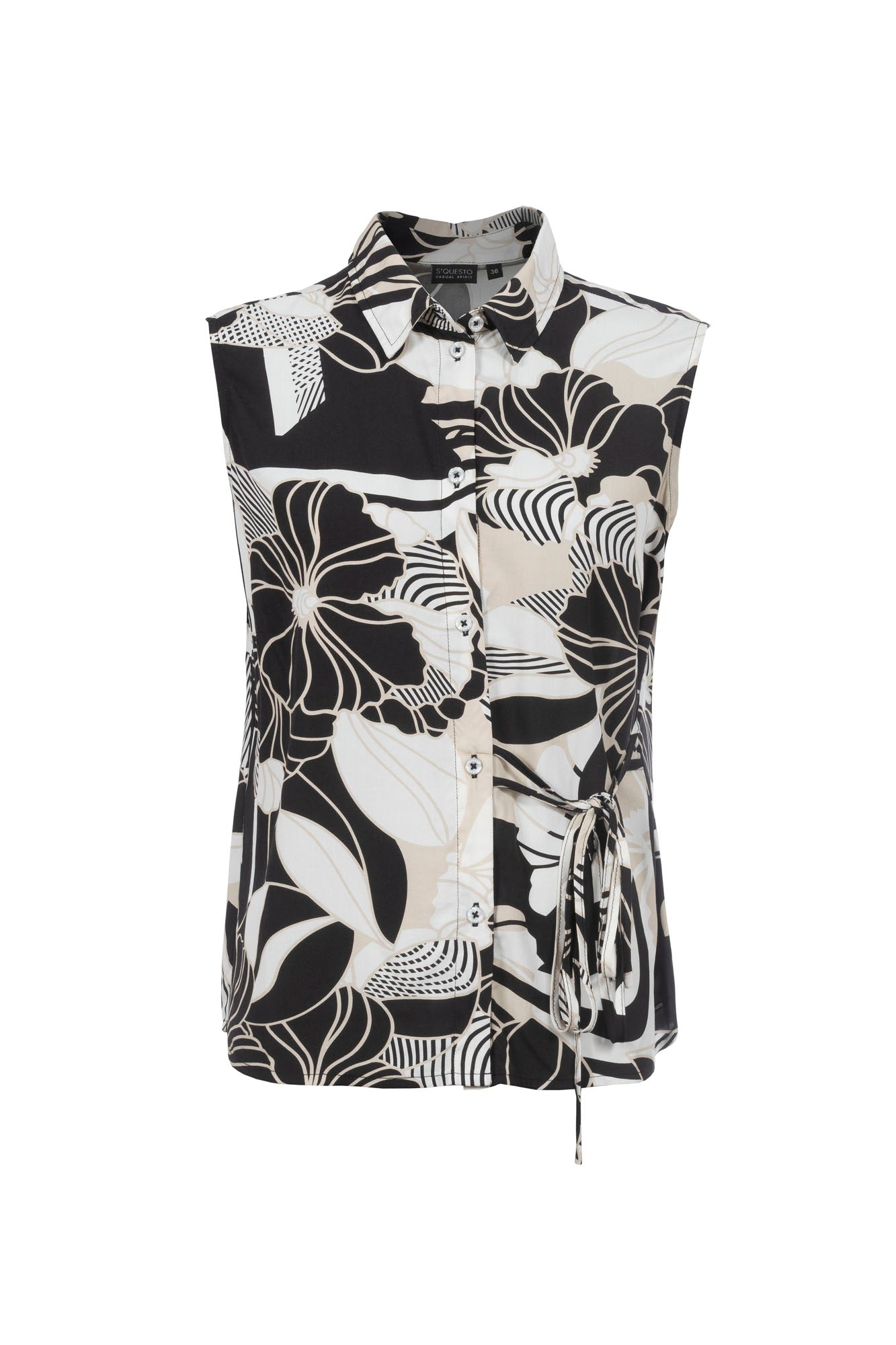 Soquesto Damen Blusen Beige