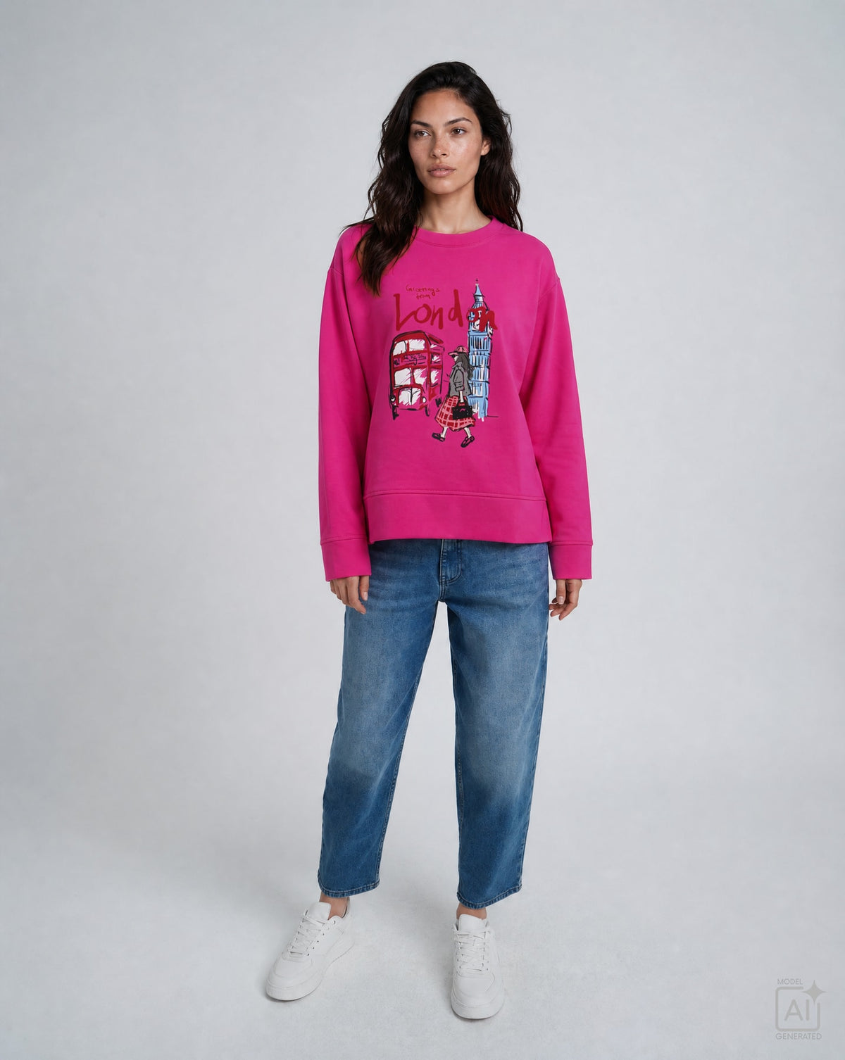 Milano Damen Sweatjacken Pink