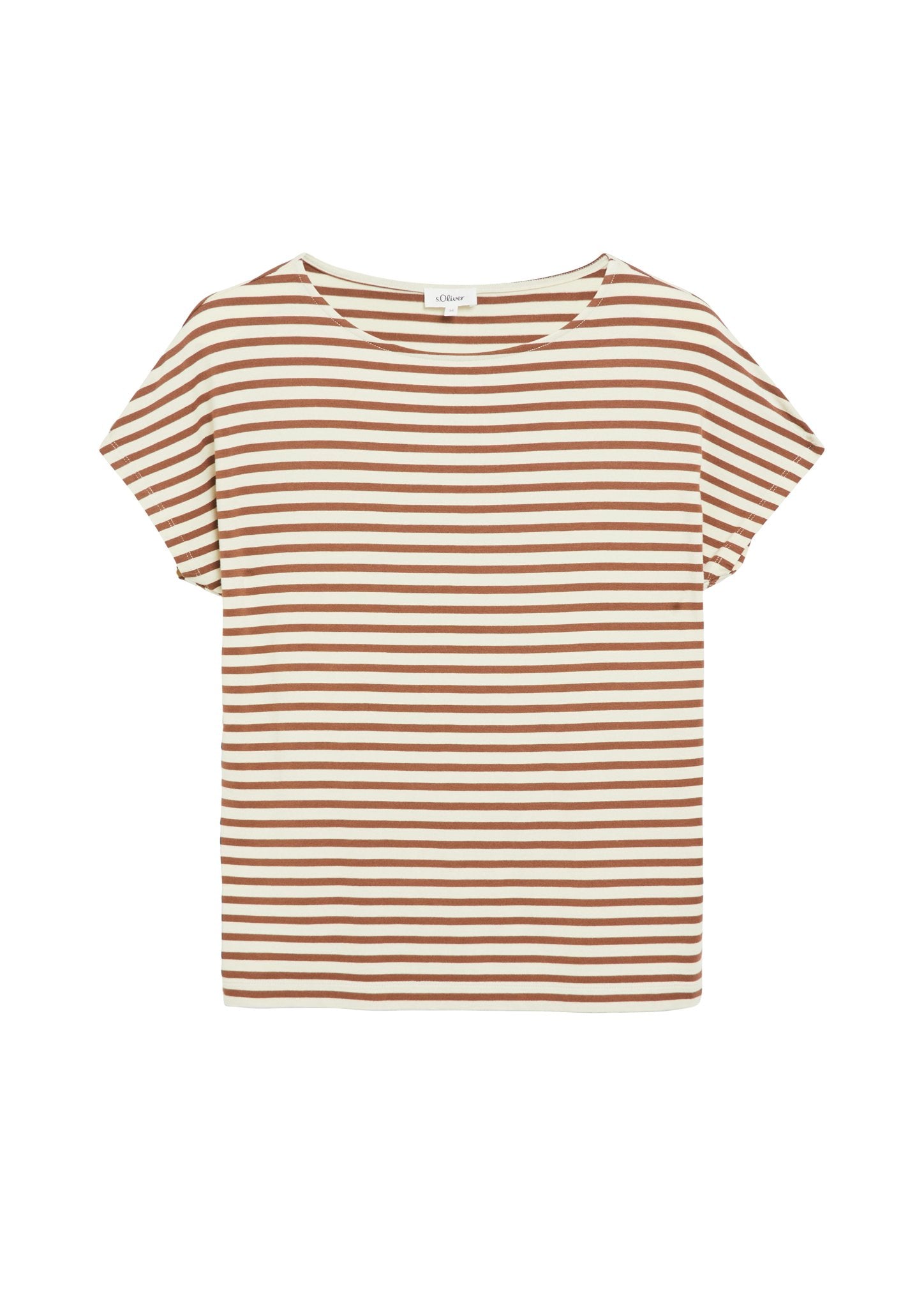 S. Oliver red Damen T-Shirts Brown