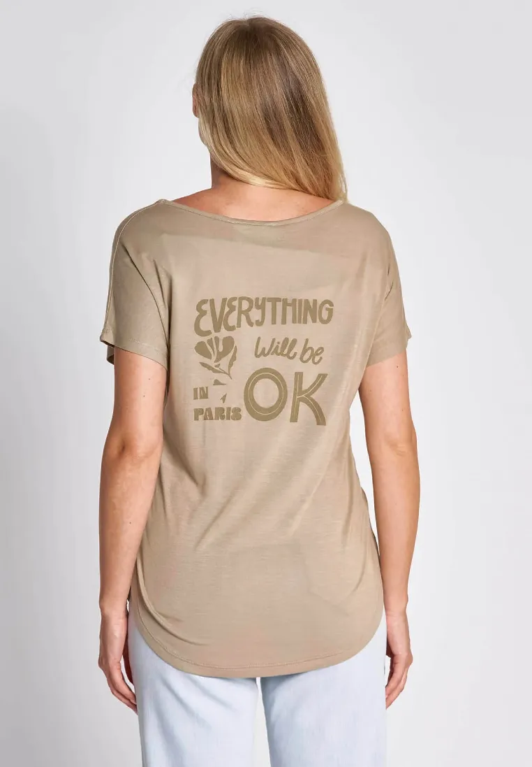 Zhrill Damen T-Shirts  Olive