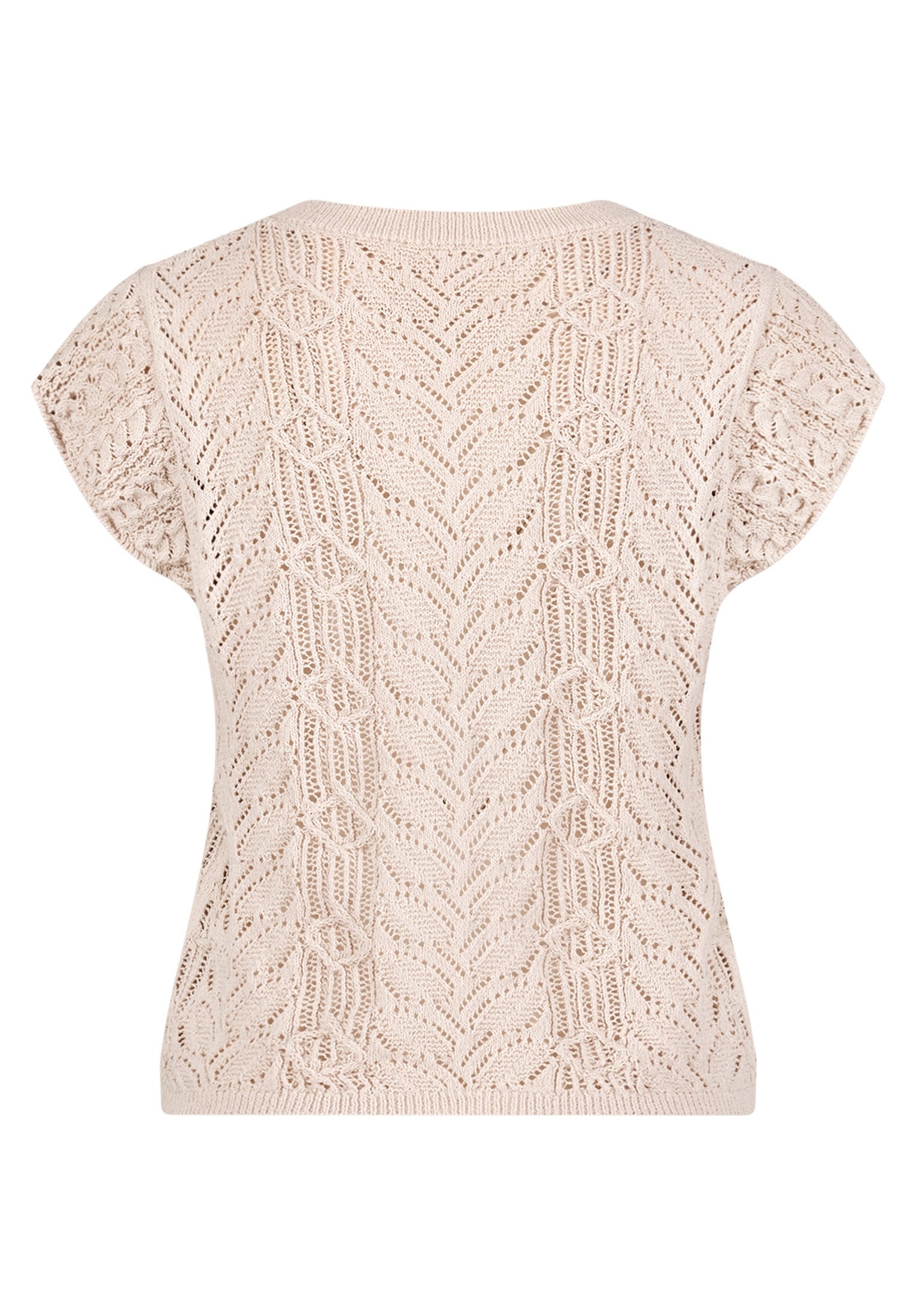 Cartoon Damen Pullover Silky Beige