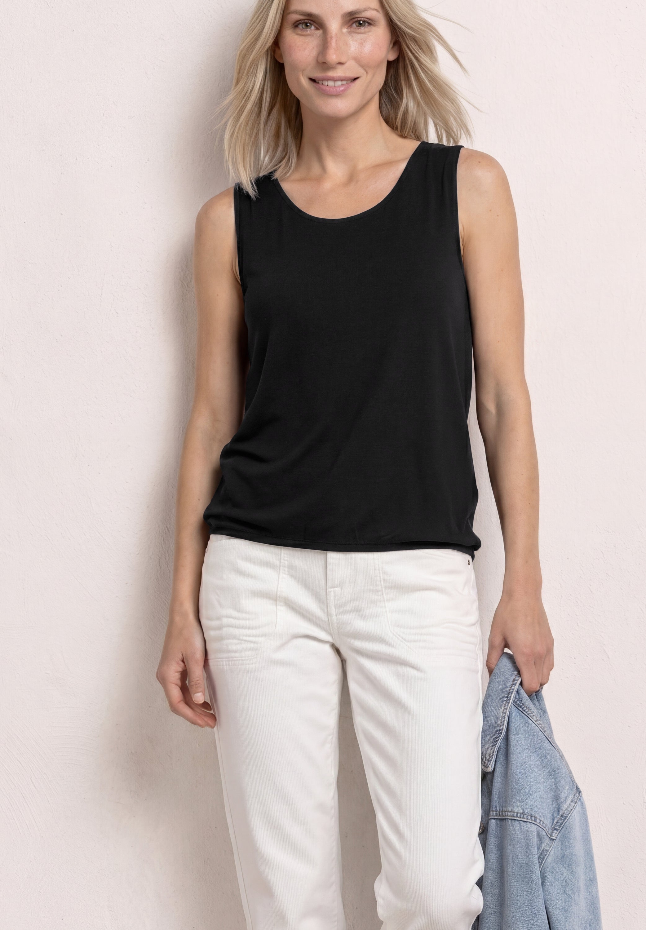 Street One Damen T-Shirts  Black