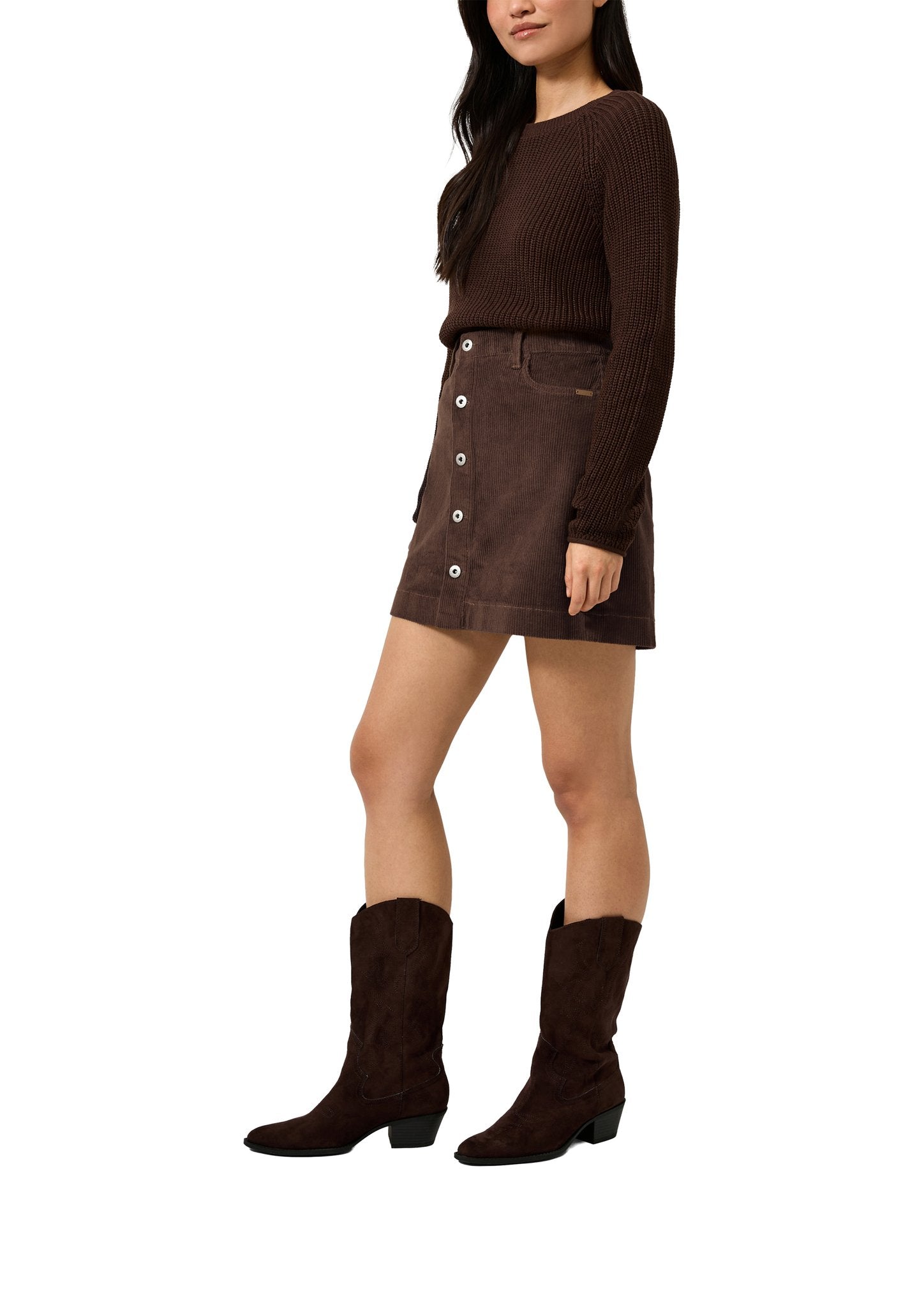 QS by S.Oliver Damen Pullover W Brown