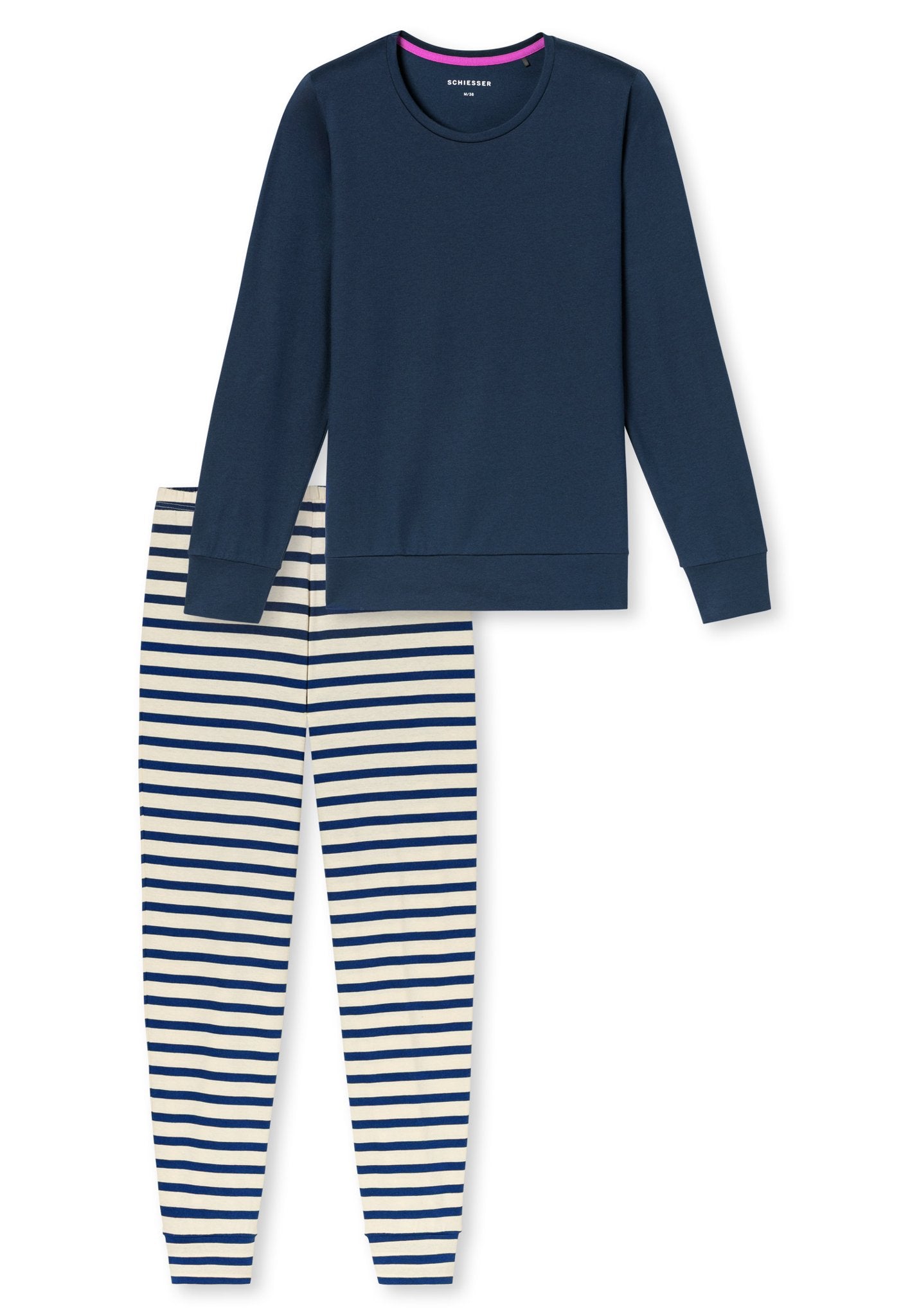 Schiesser Schlafanzug Deep Blue