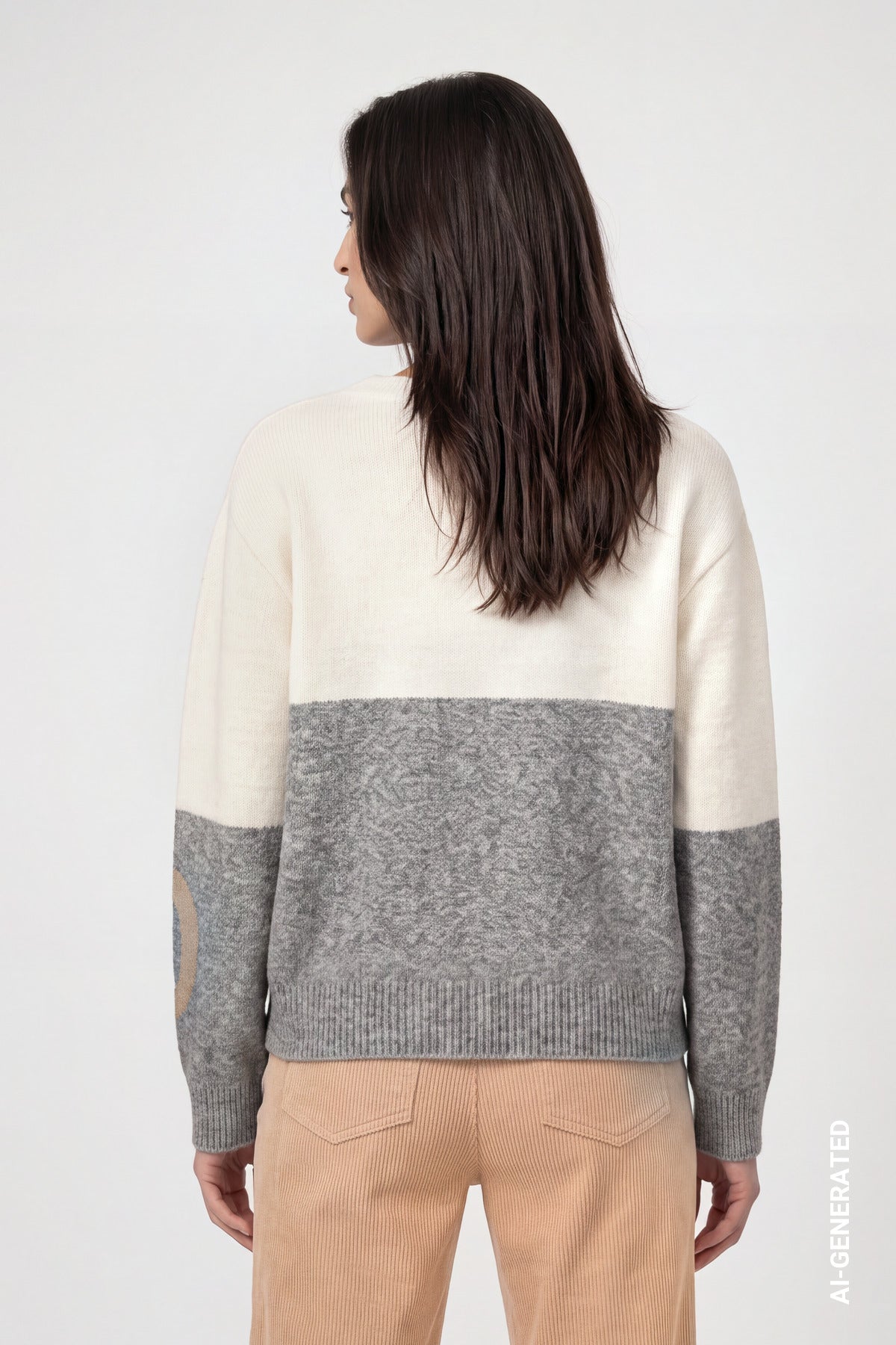 Monari Damen Pullover Light Grey