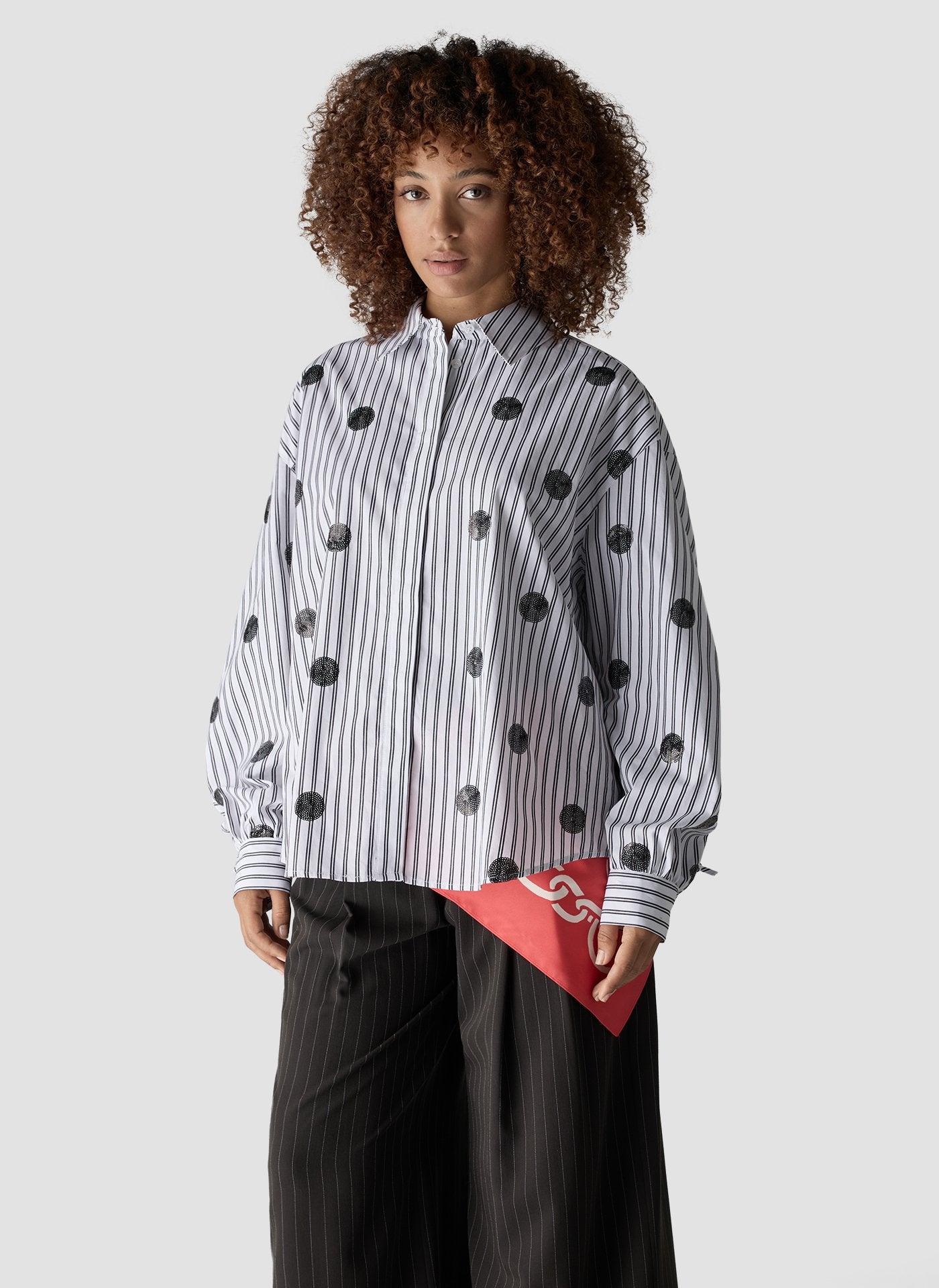 Le Comte Damen Blusen Weiss