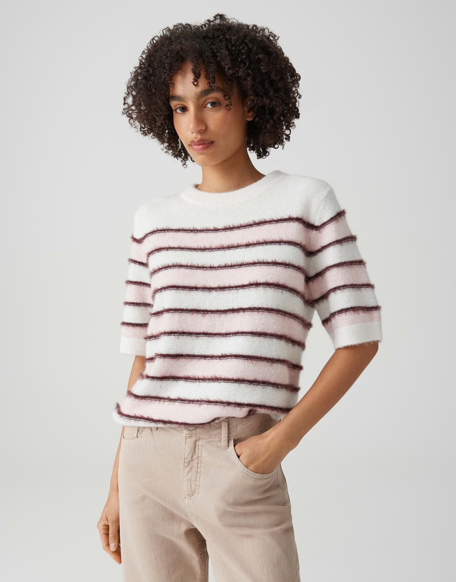 Opus Damen Pullover Rose Tint