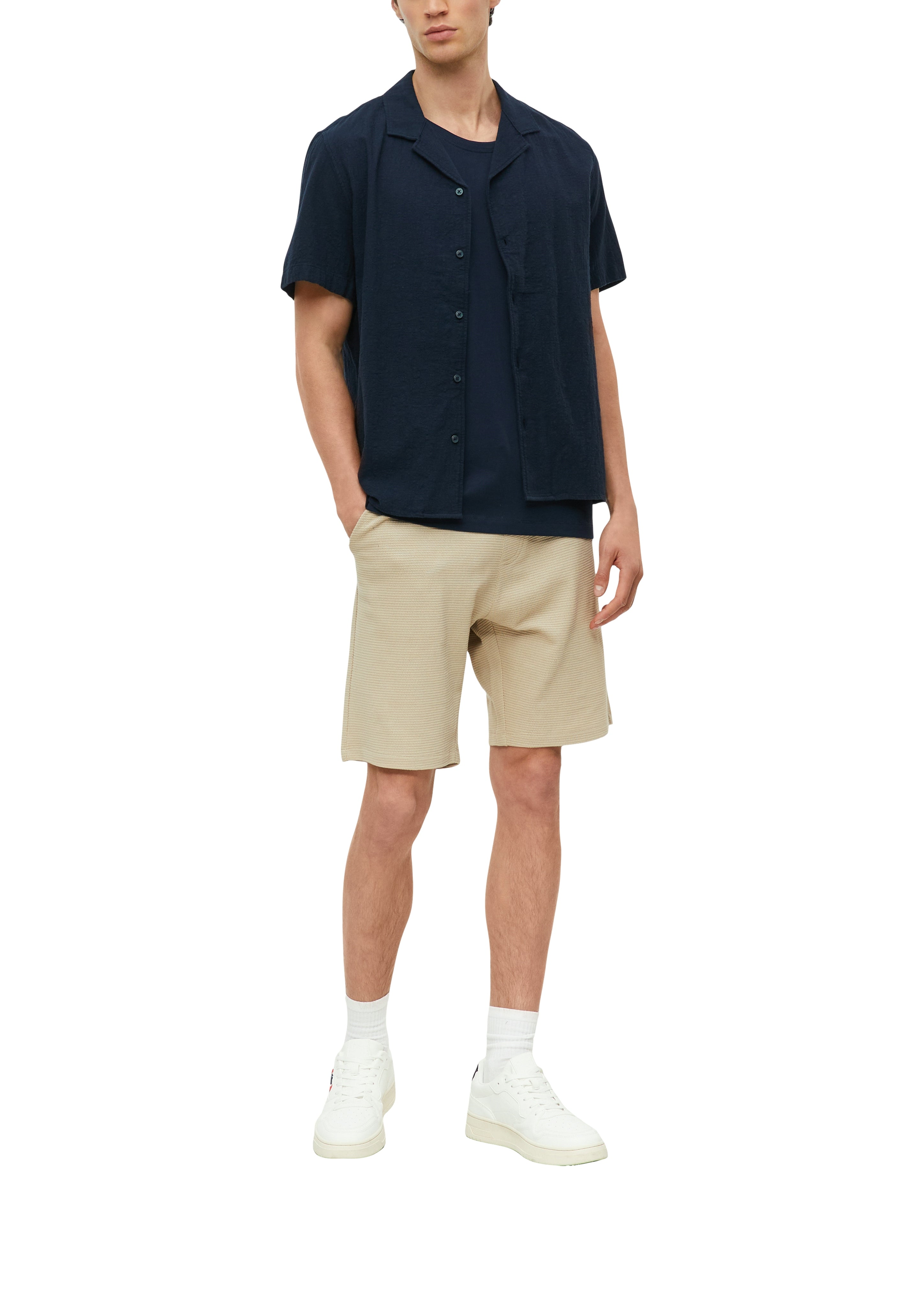 S. Oliver red Herren T-Shirts kurz Blue
