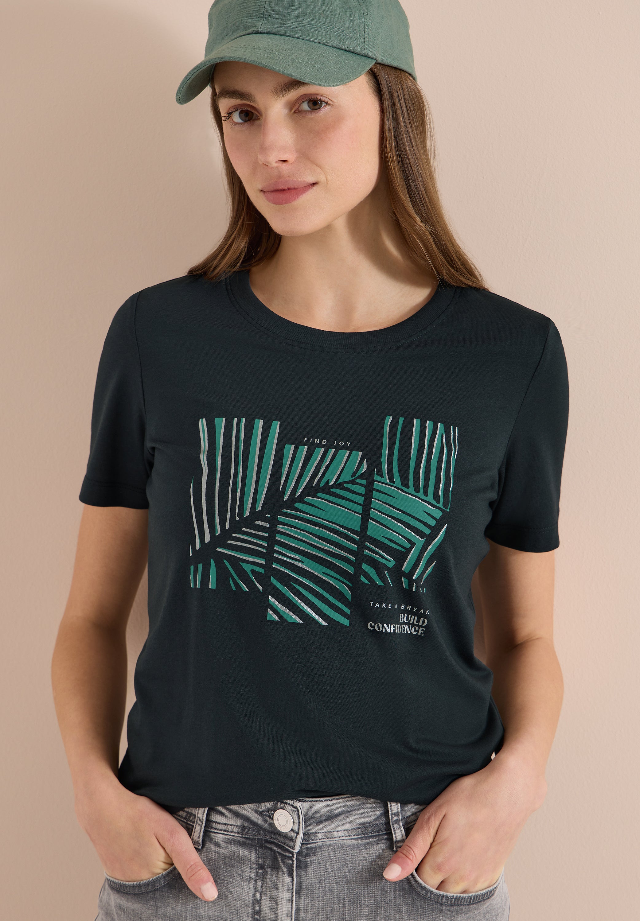 Cecil Damen T-Shirts  Palm Bree