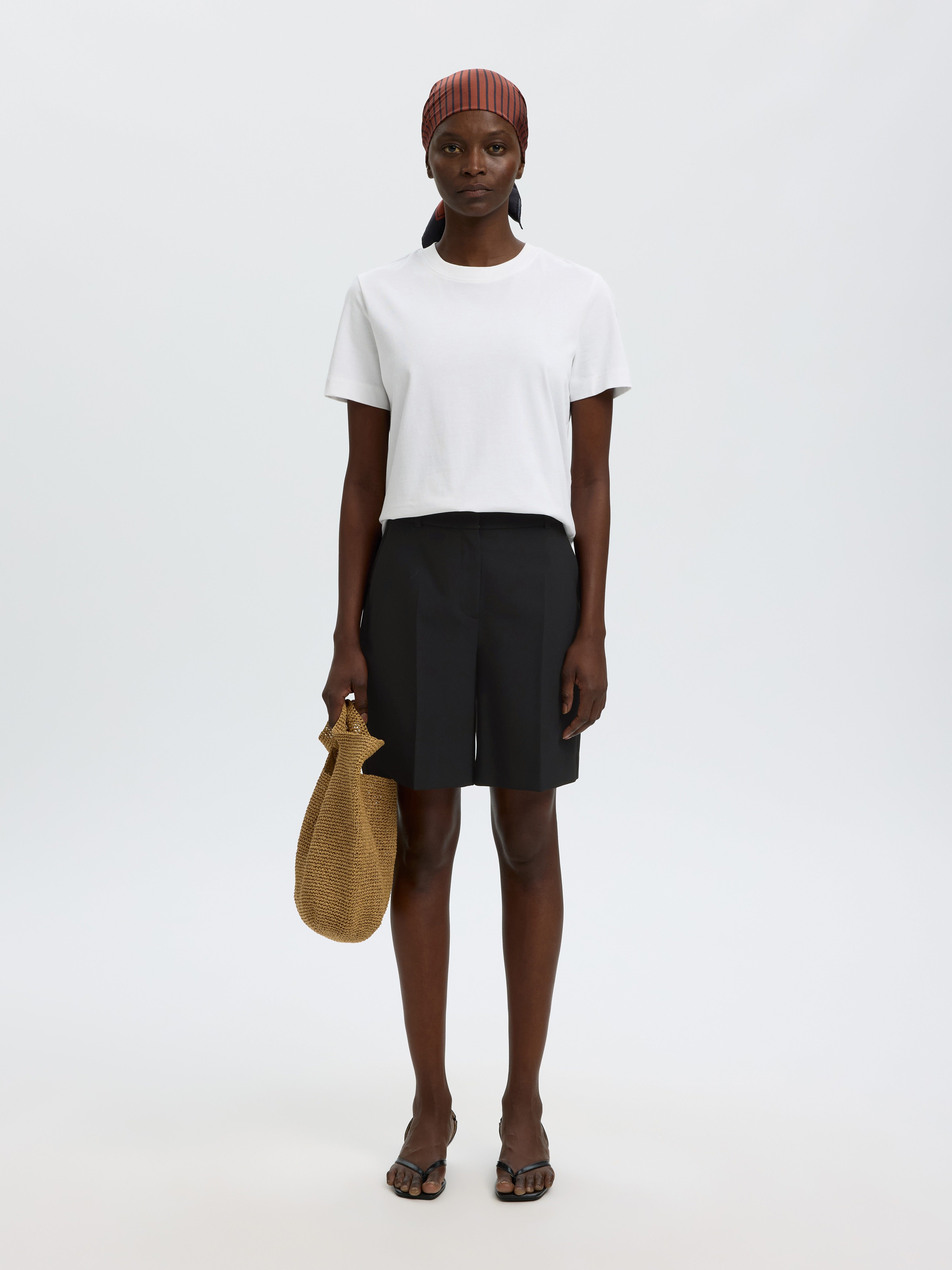 Selected Femme Damen Shorts Black