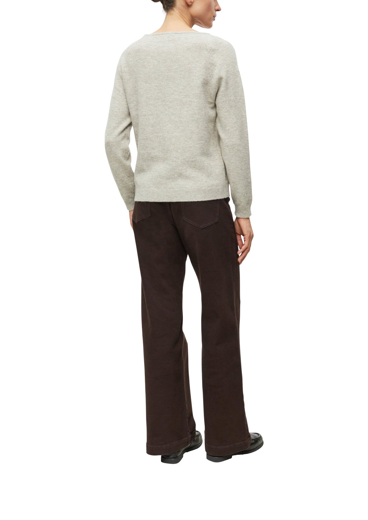 S. Oliver black Damen Pullover W Grey/Black